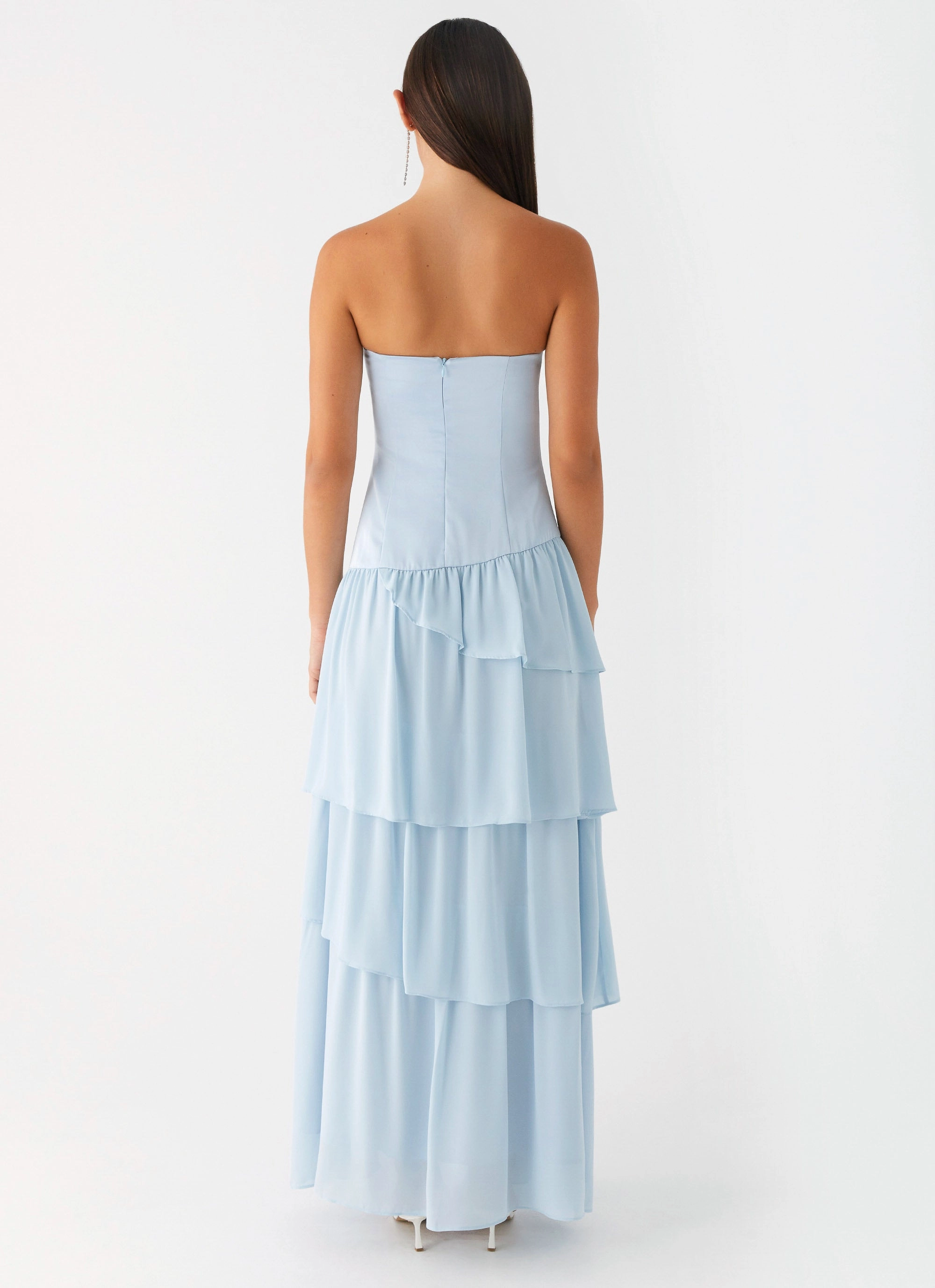 Our Story Maxi Dress - Pastel Blue Day Love Urban Style