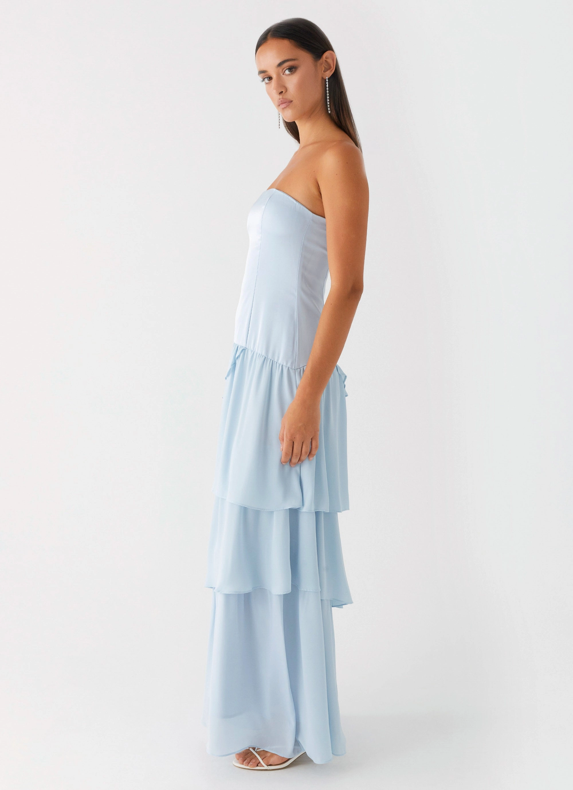 Dry-Clean-Only Our Story Maxi Dress - Pastel Blue
