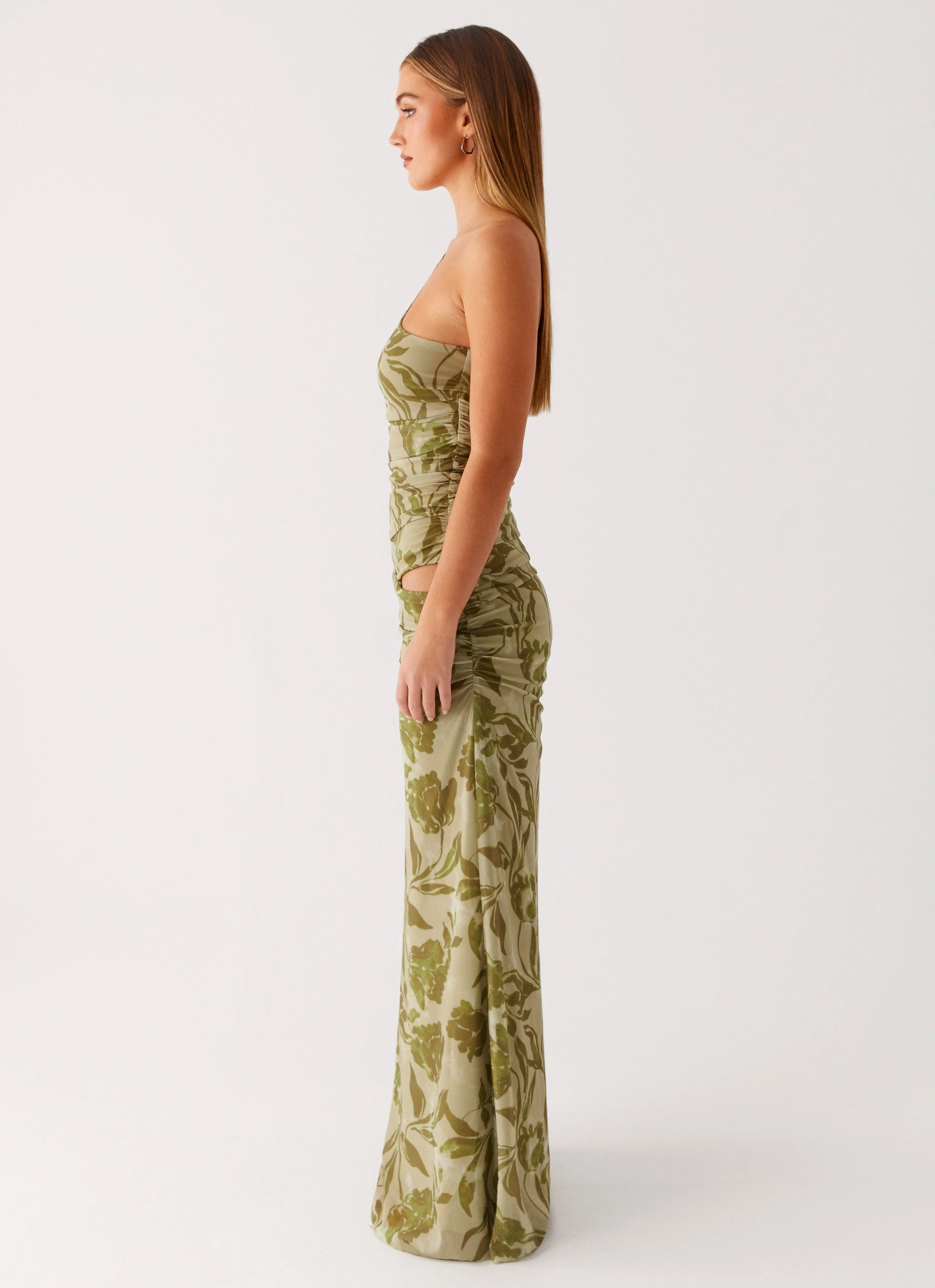 Pure Lines Georgiana Maxi Dress - Jade Fern