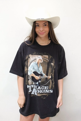 Stretch Waistband Design Trace Adkins Vintage Tee