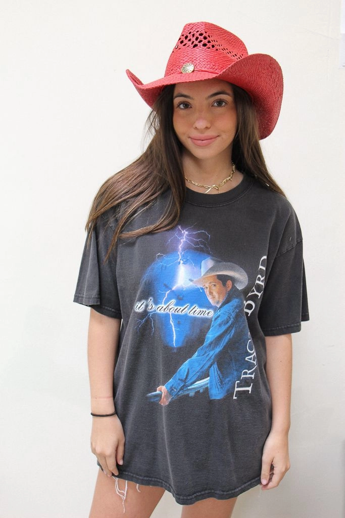 Trace Byrd Vintage Tee Four Way Stretch Material