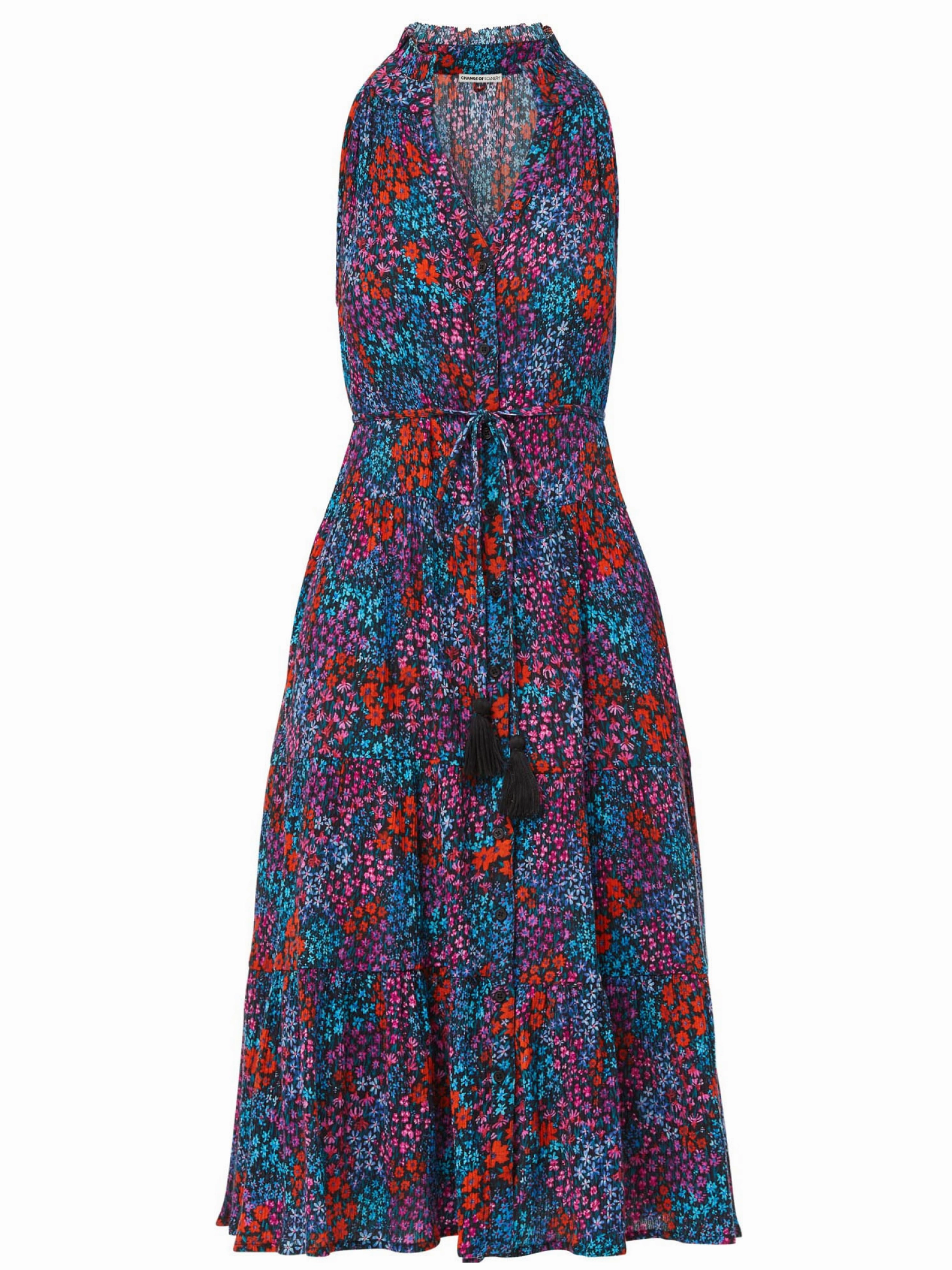 Tracy Dress In Bloom Trendy Wearable Layering Comfort