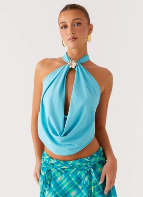 Worldly Top - Turquoise Reinforced Shoulders