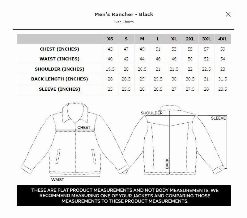 STS Ranchwear Mens Rancher Vintage Black Leather Leather Jacket BondedZipperGuards Sleek Layer Look