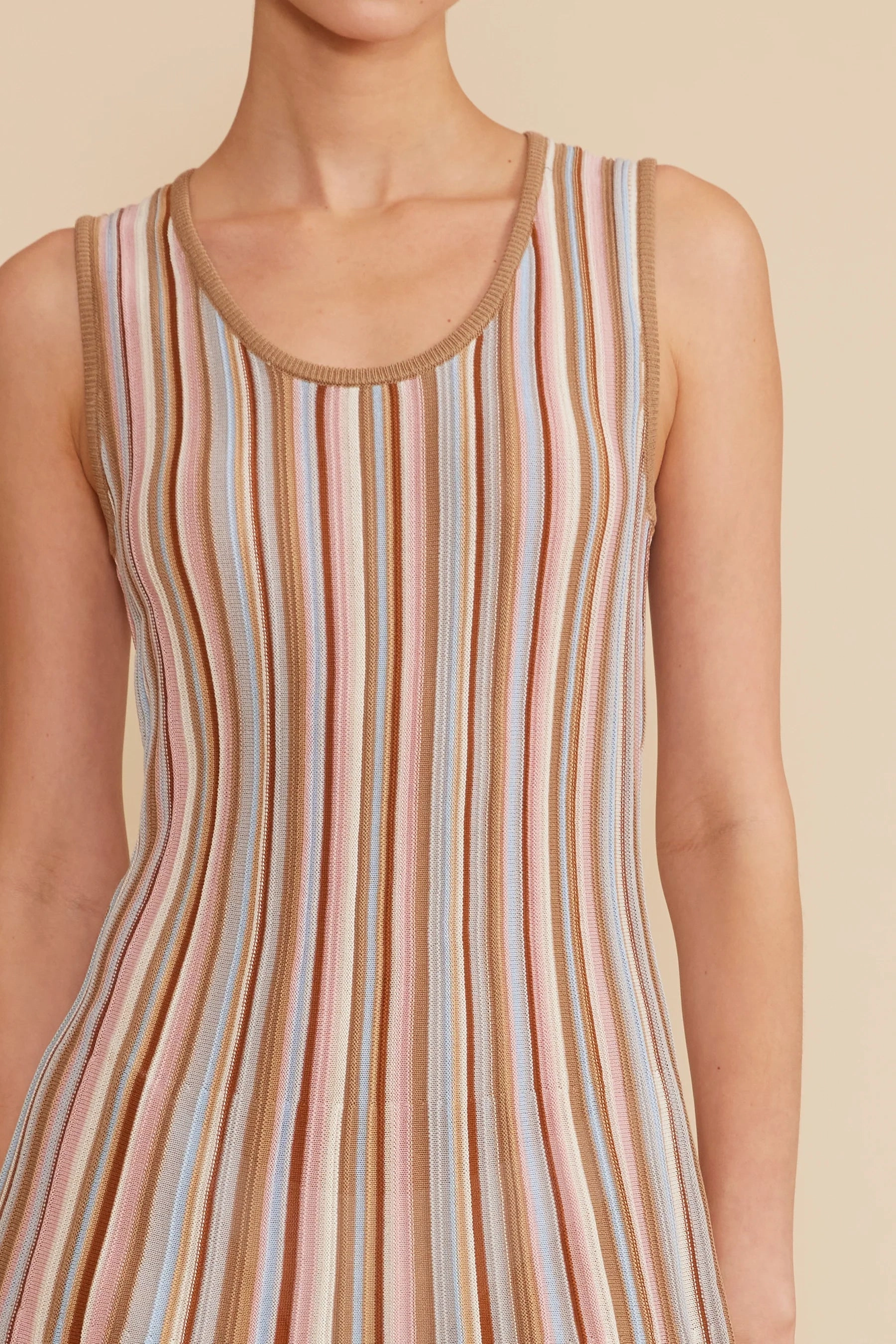 Jade Knit Dress - Multi AntiStaticTreatment Cold Weather