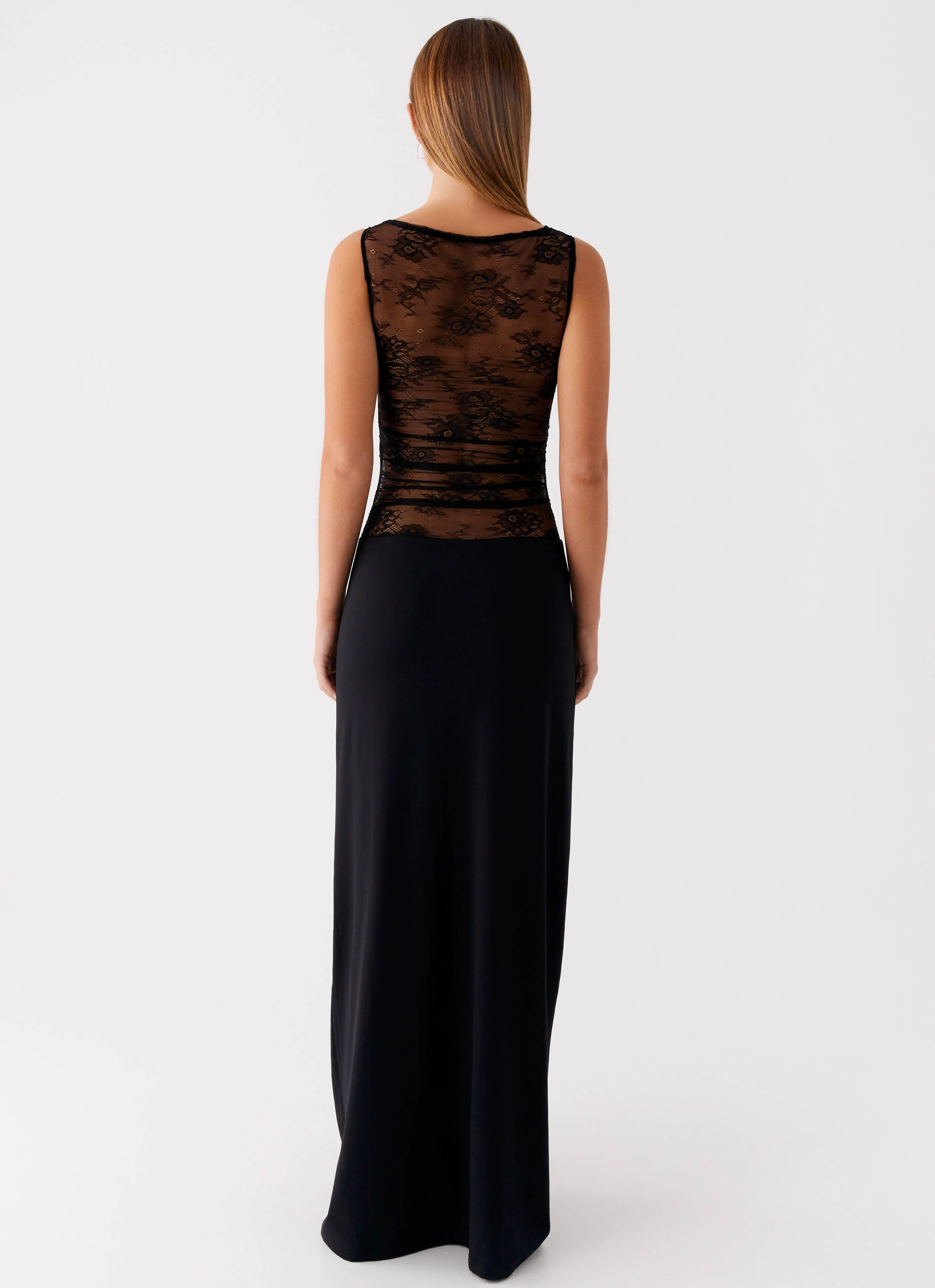 Wesley Maxi Dress - Black flattering appearance