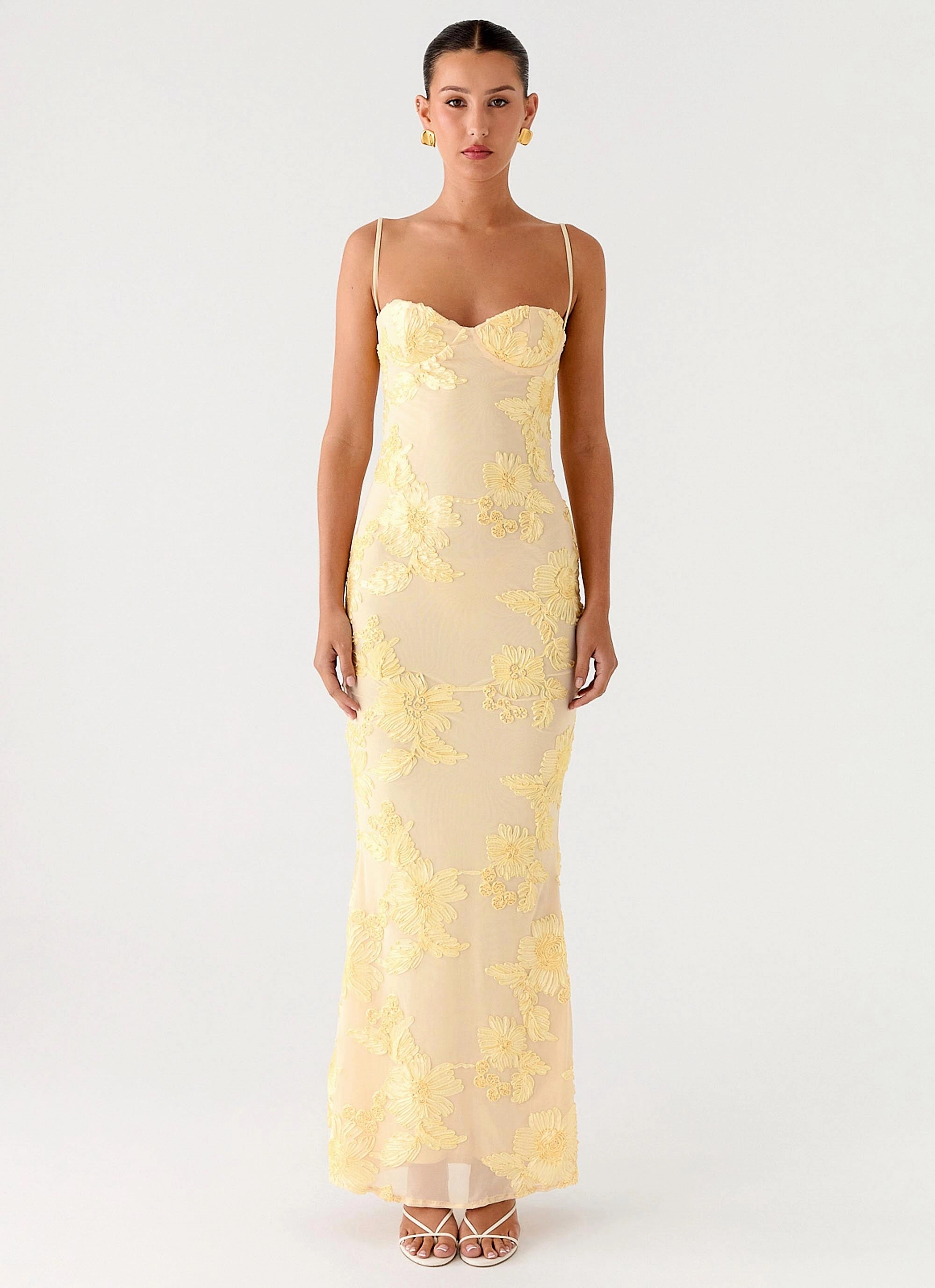 Casual Style That Girl Maxi Dress - Lemon