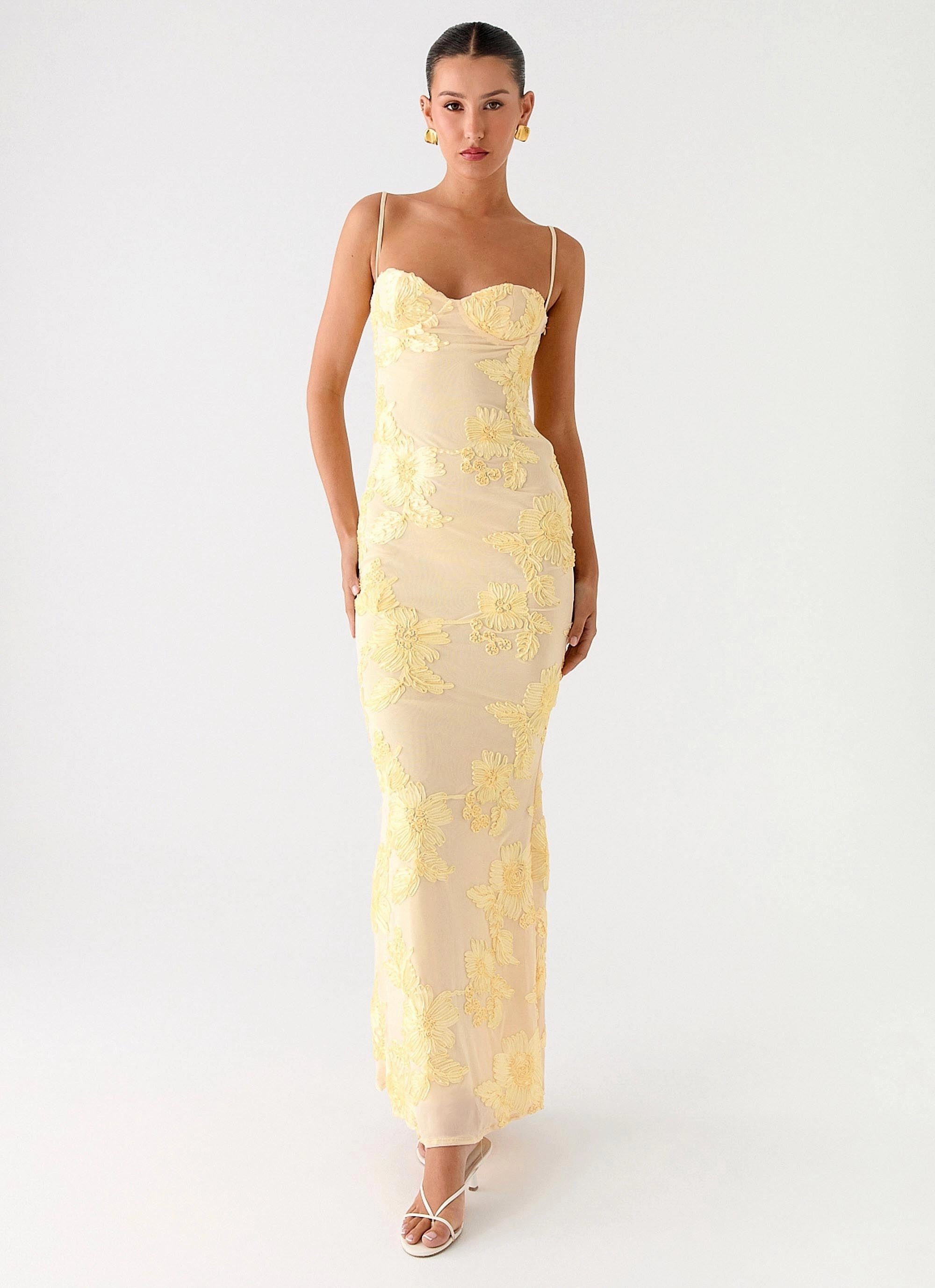 Skin Tone That Girl Maxi Dress - Lemon