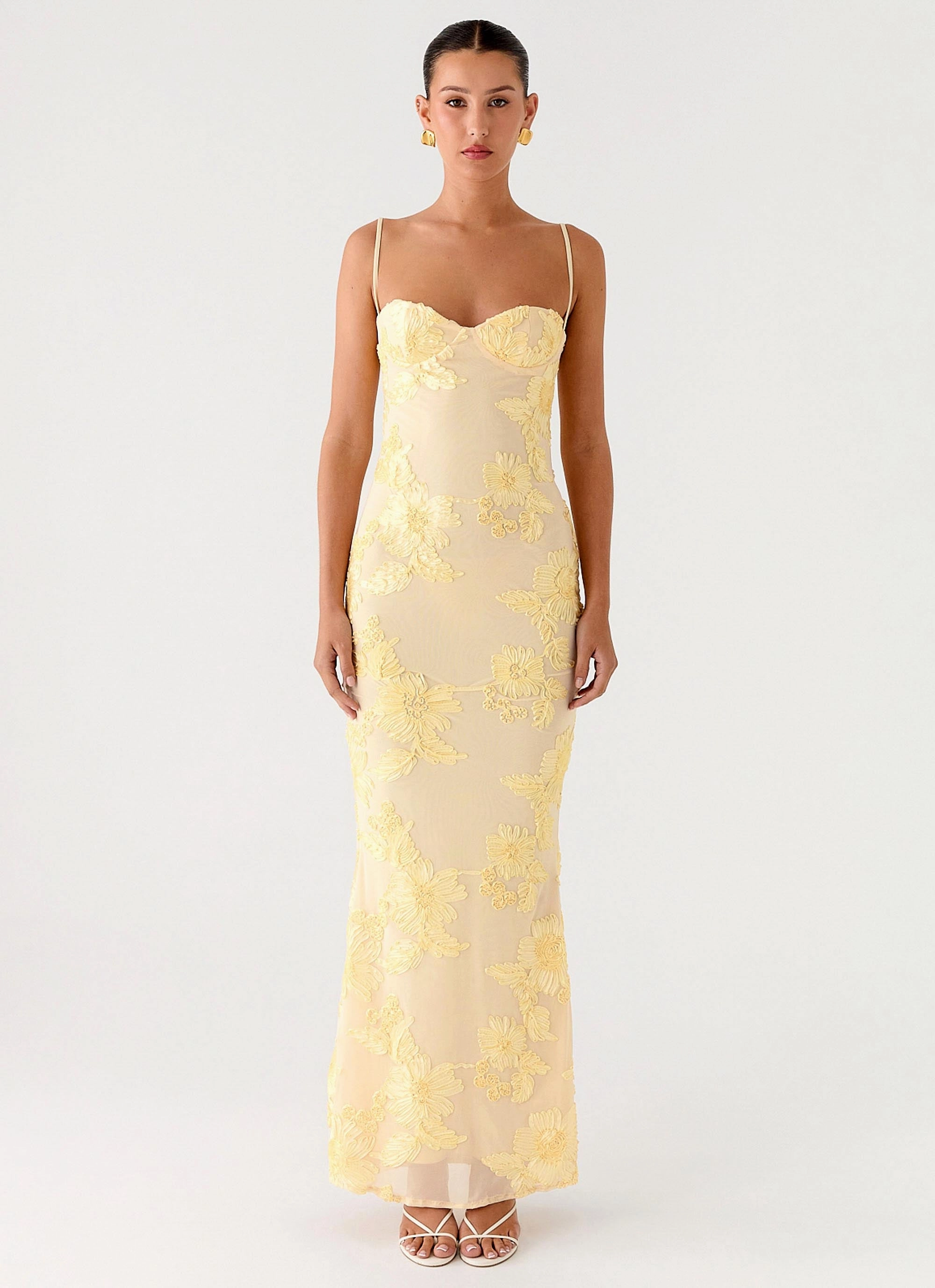 That Girl Maxi Dress - Lemon Cocktail Ready