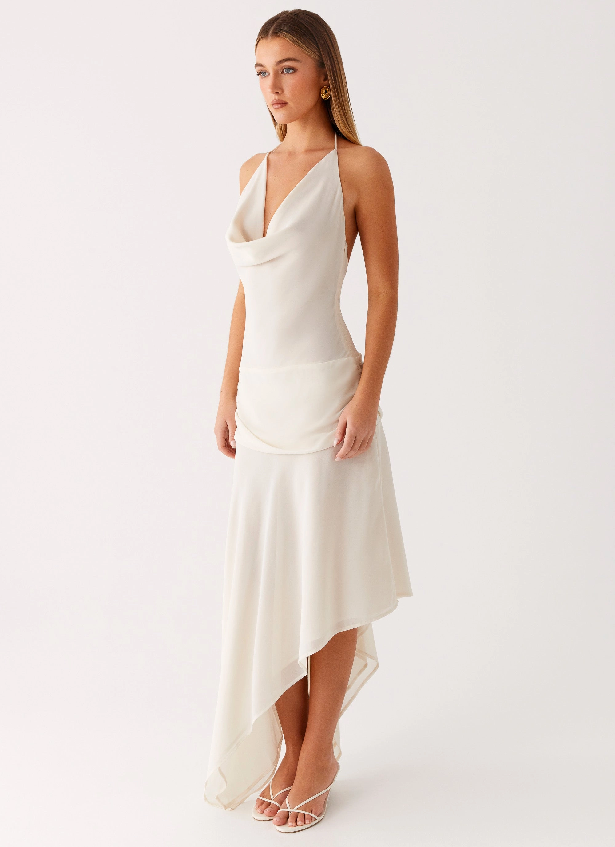Nyra Midi Dress - Cream Inner Feel Easy Style