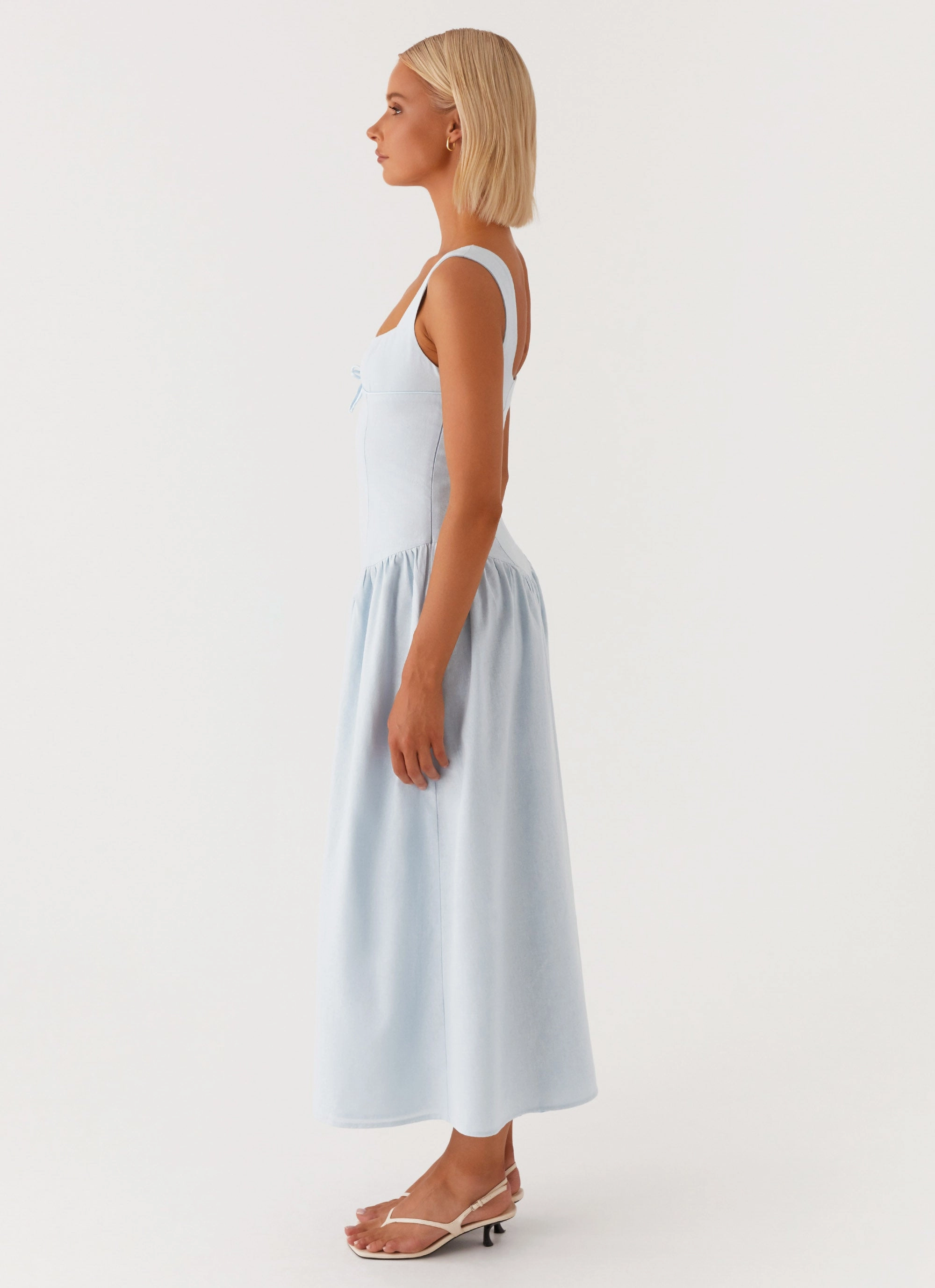 Suzie Midi Dress - Blue Exclusive-Design