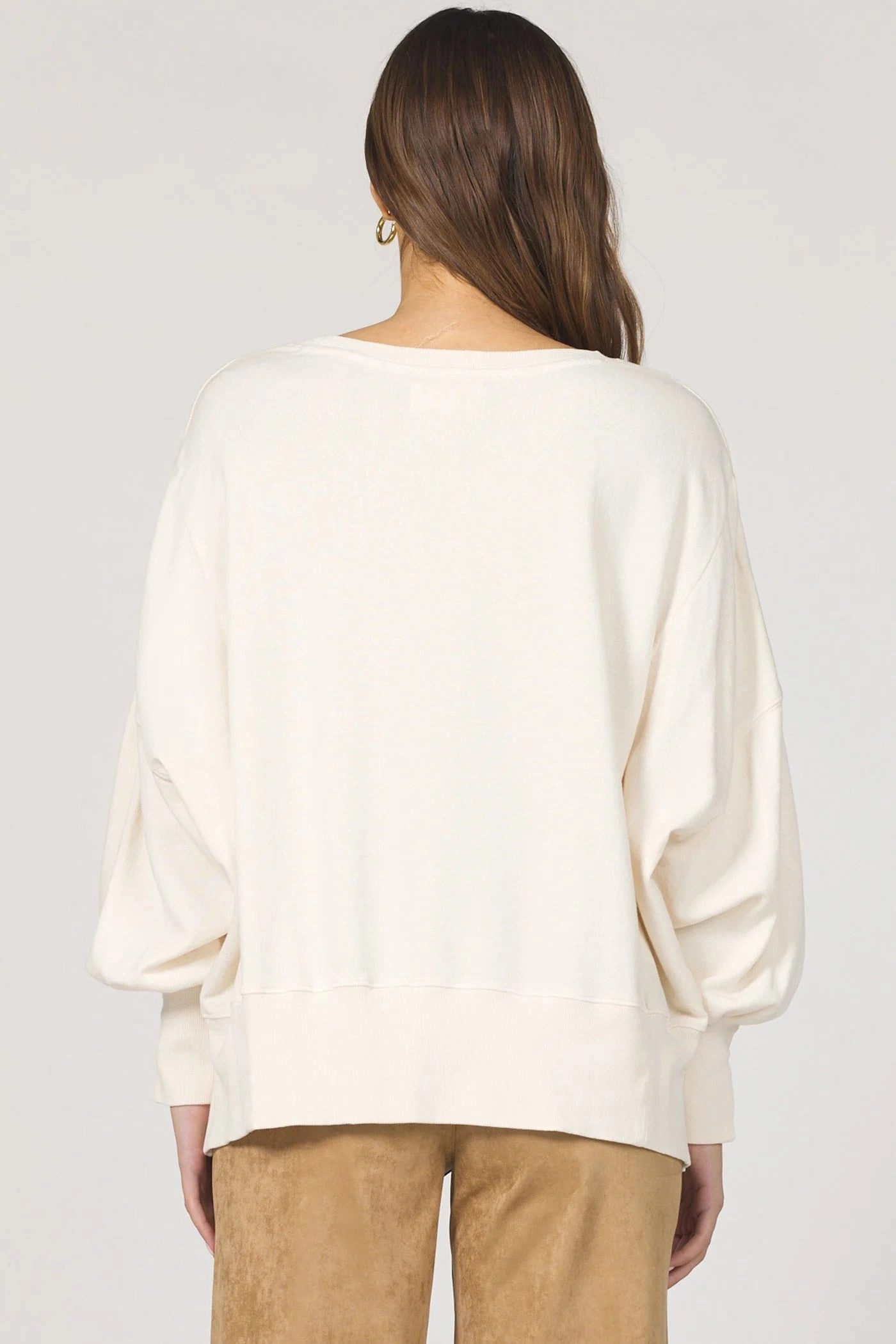 Trenton Pullover Top - Whitecap Gray BondedShoulder