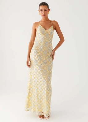 Chic Comfort Truly Mine Maxi Dress - Yellow
