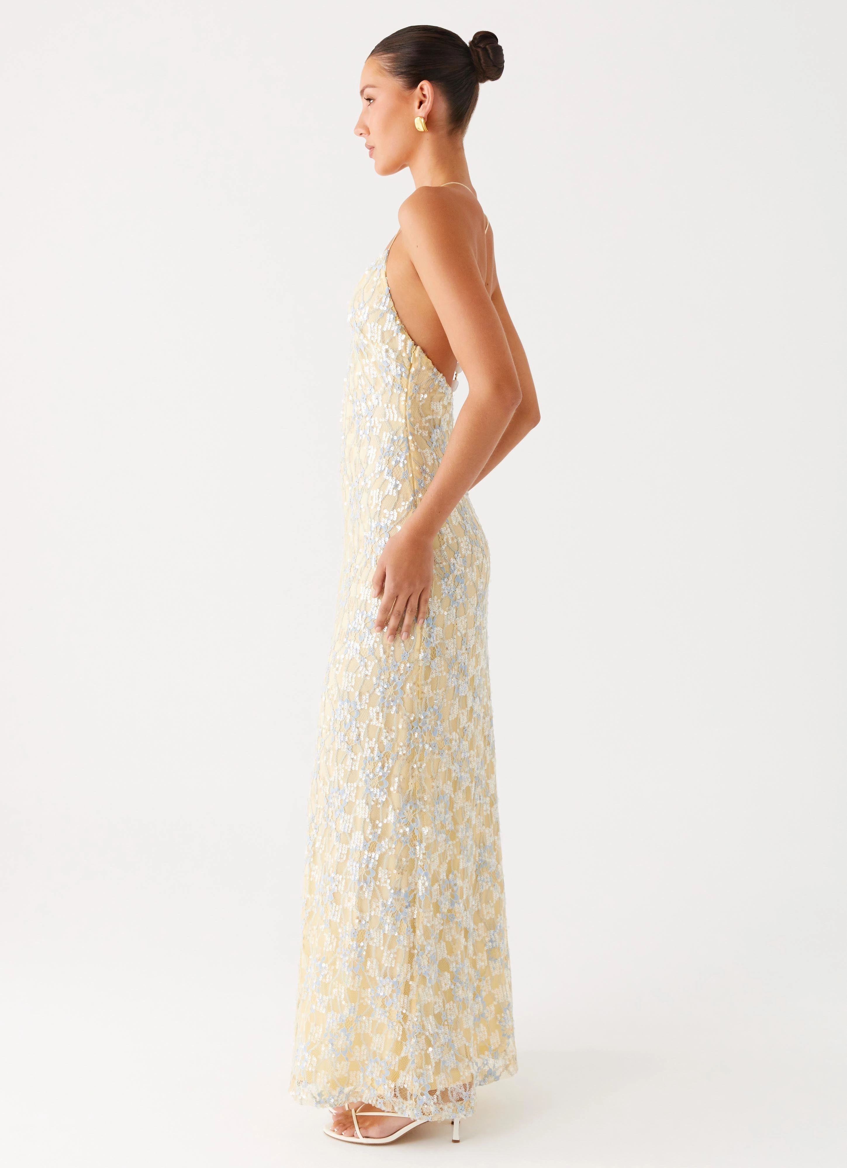 Truly Mine Maxi Dress - Yellow Chic Tailoring Bold Color