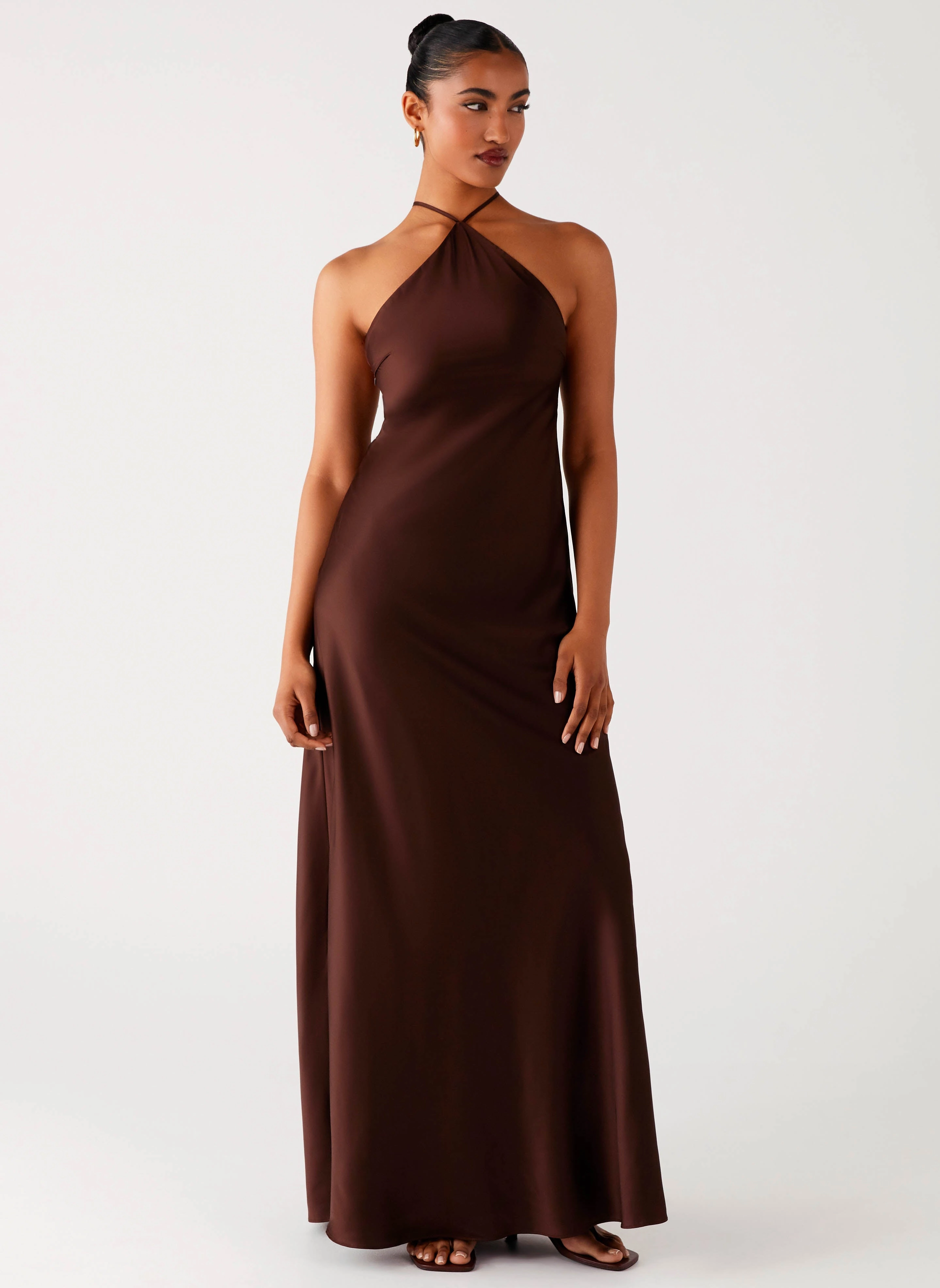 Easy Movement Subtle Comfort Tulama Maxi Dress - Chocolate