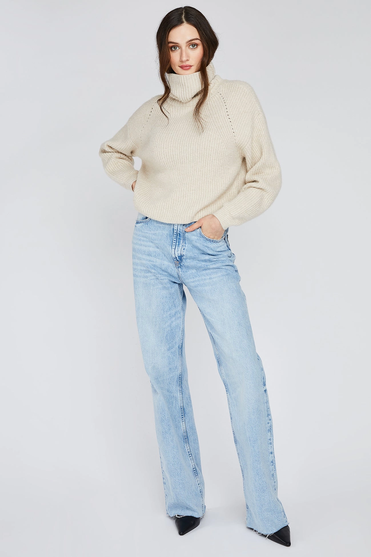 Non Restrictive Cut Turner Sweater