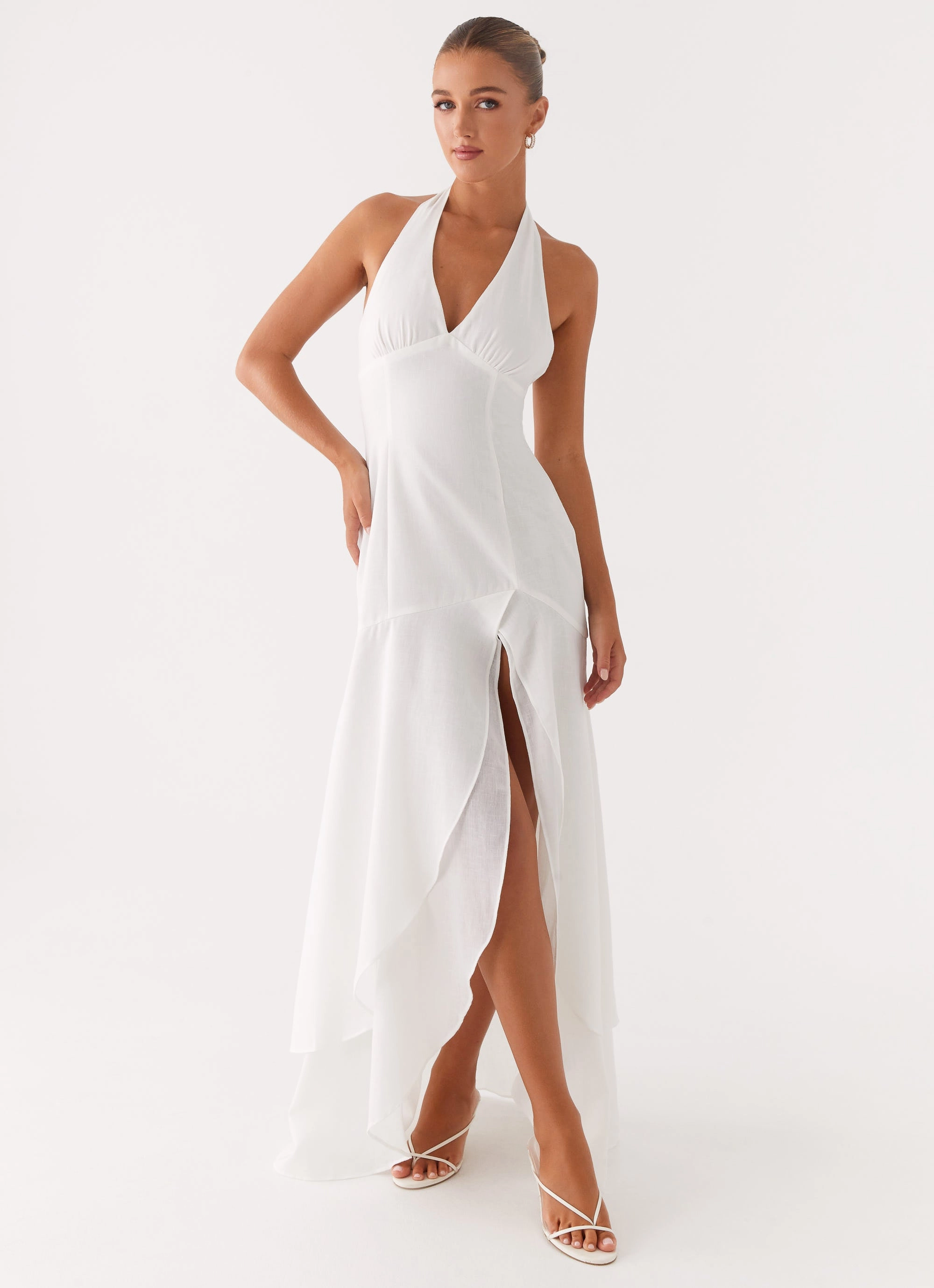 Brunch Tone Turu Maxi Dress - White