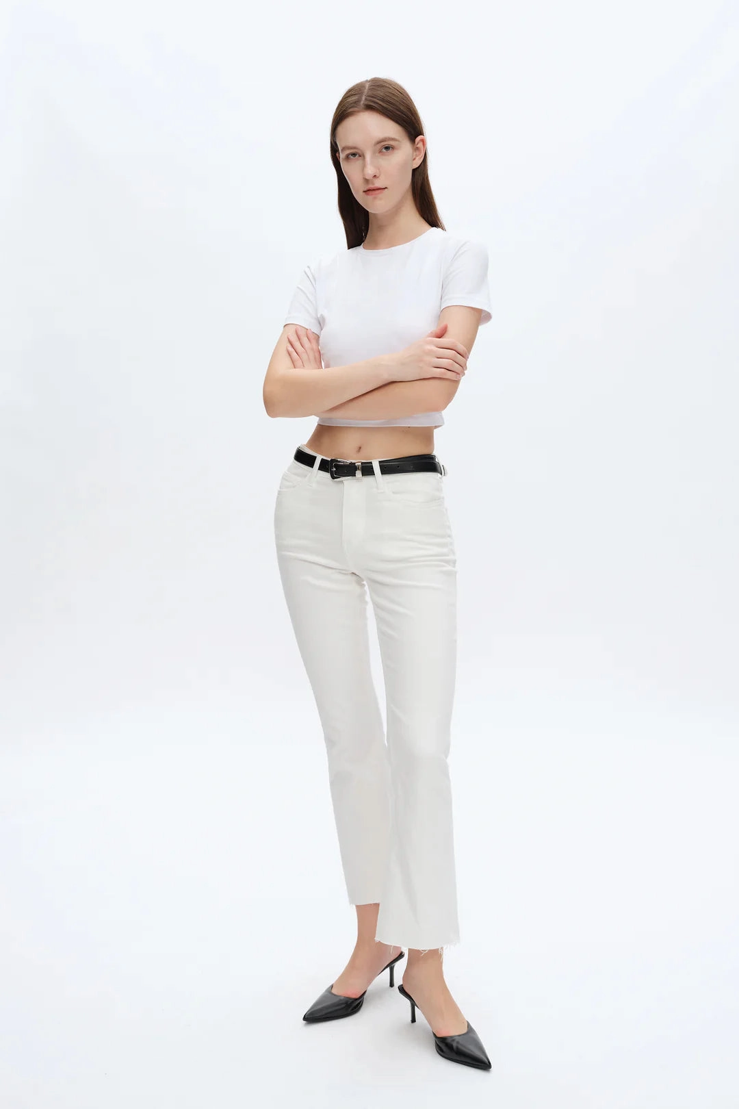 Sporty Style Emily Mid Rise Denim Jeans