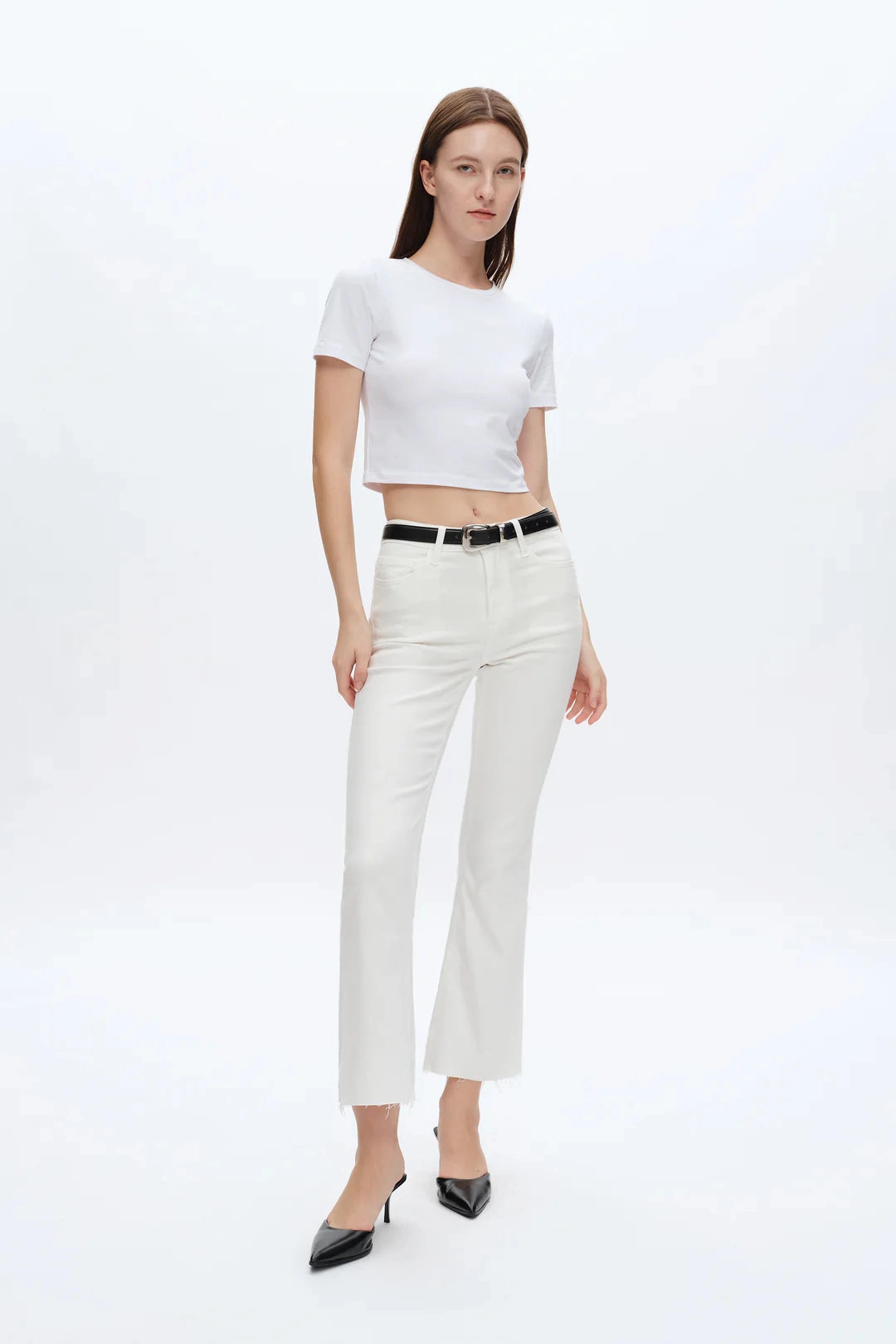 BreathableMoistureBarrier Moisture Wicking Fabric Emily Mid Rise Denim Jeans