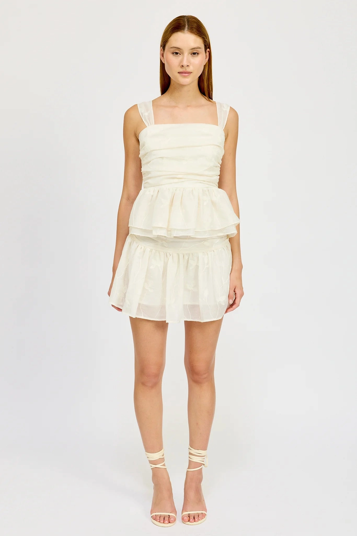 Sadie Mini Skirt - Ivory Water-resistant