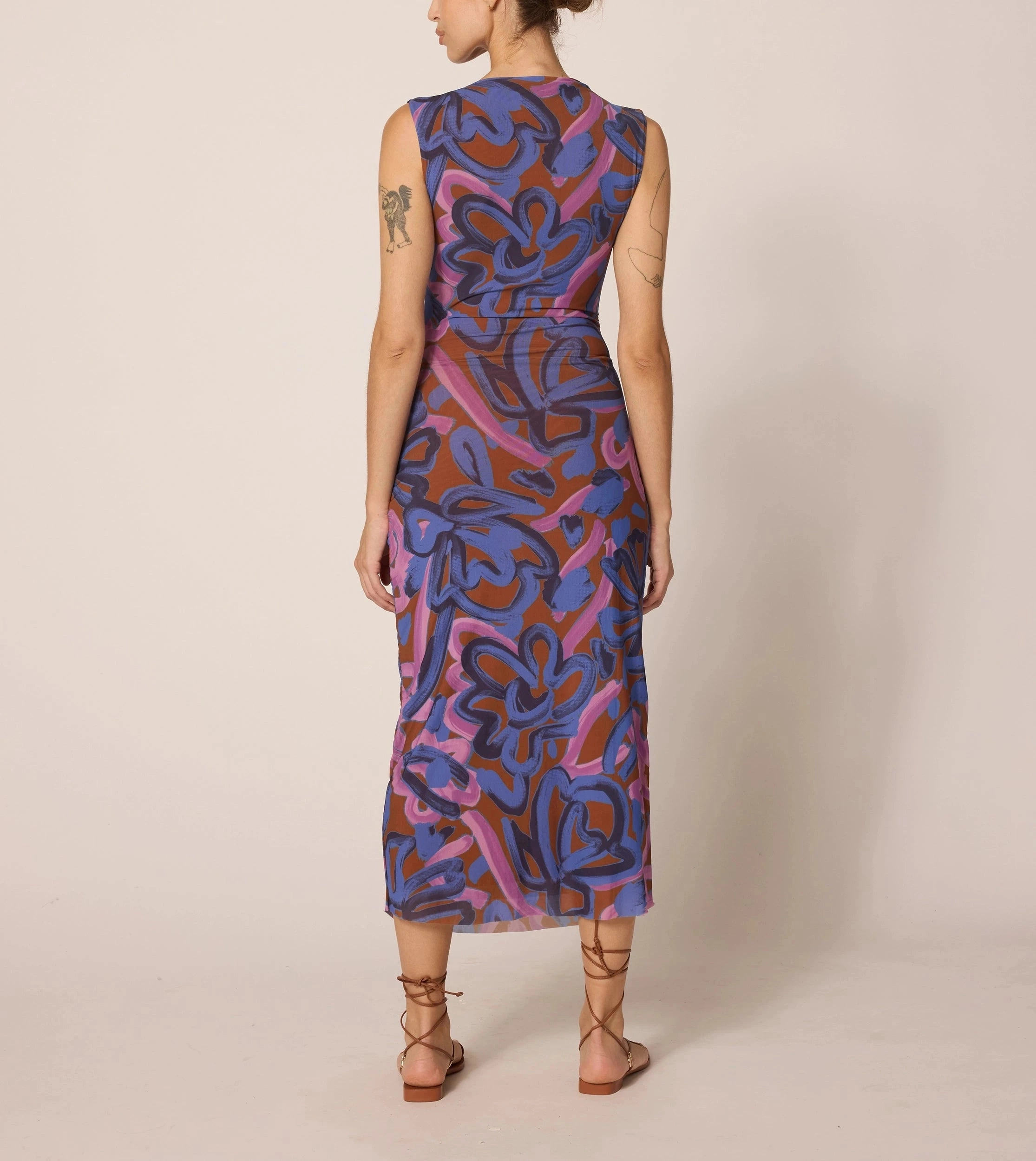 Carrie Midi Dress | Fresco ElasticEdgeBinding simple design