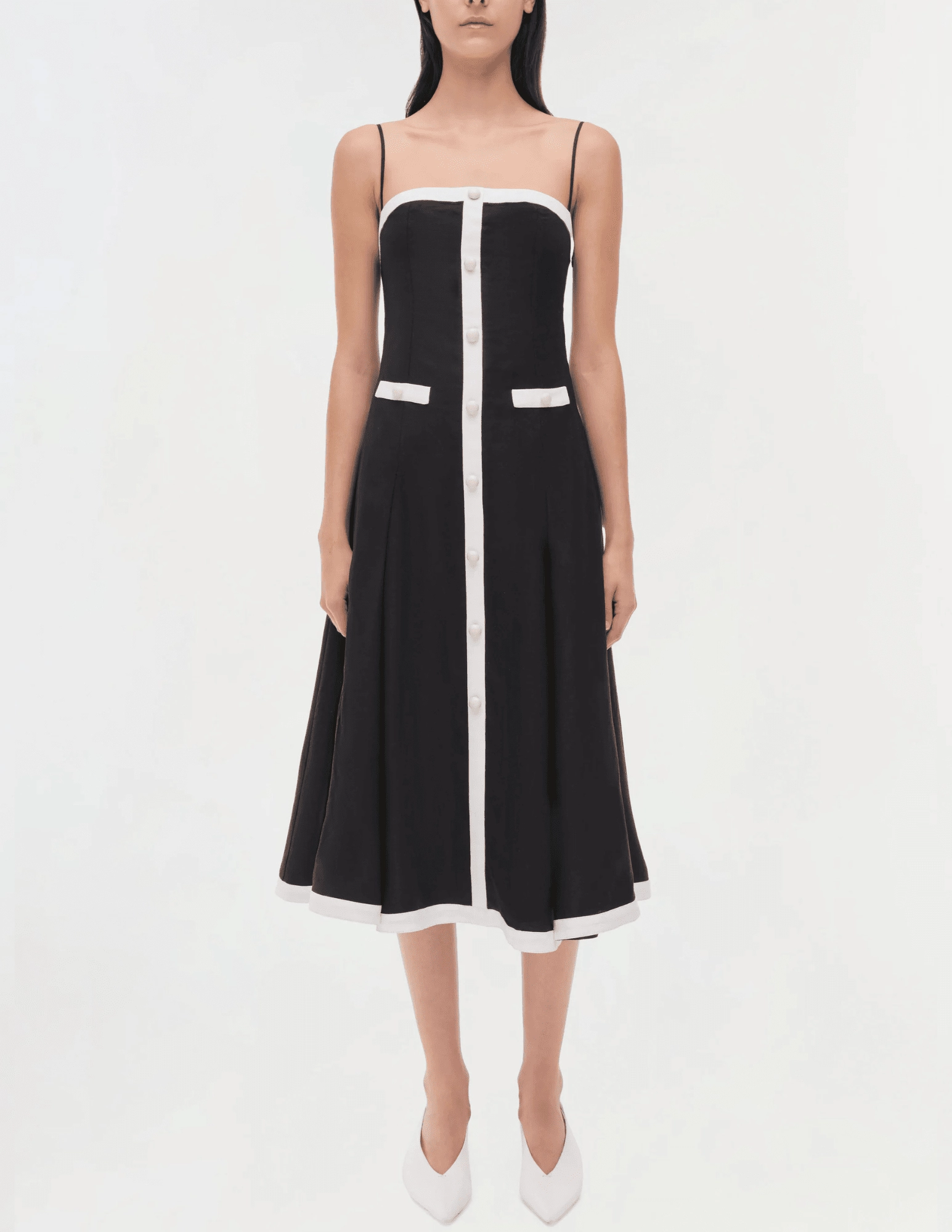 Walk Easy Simkhai Cordelia Linen Midi Dress SALE