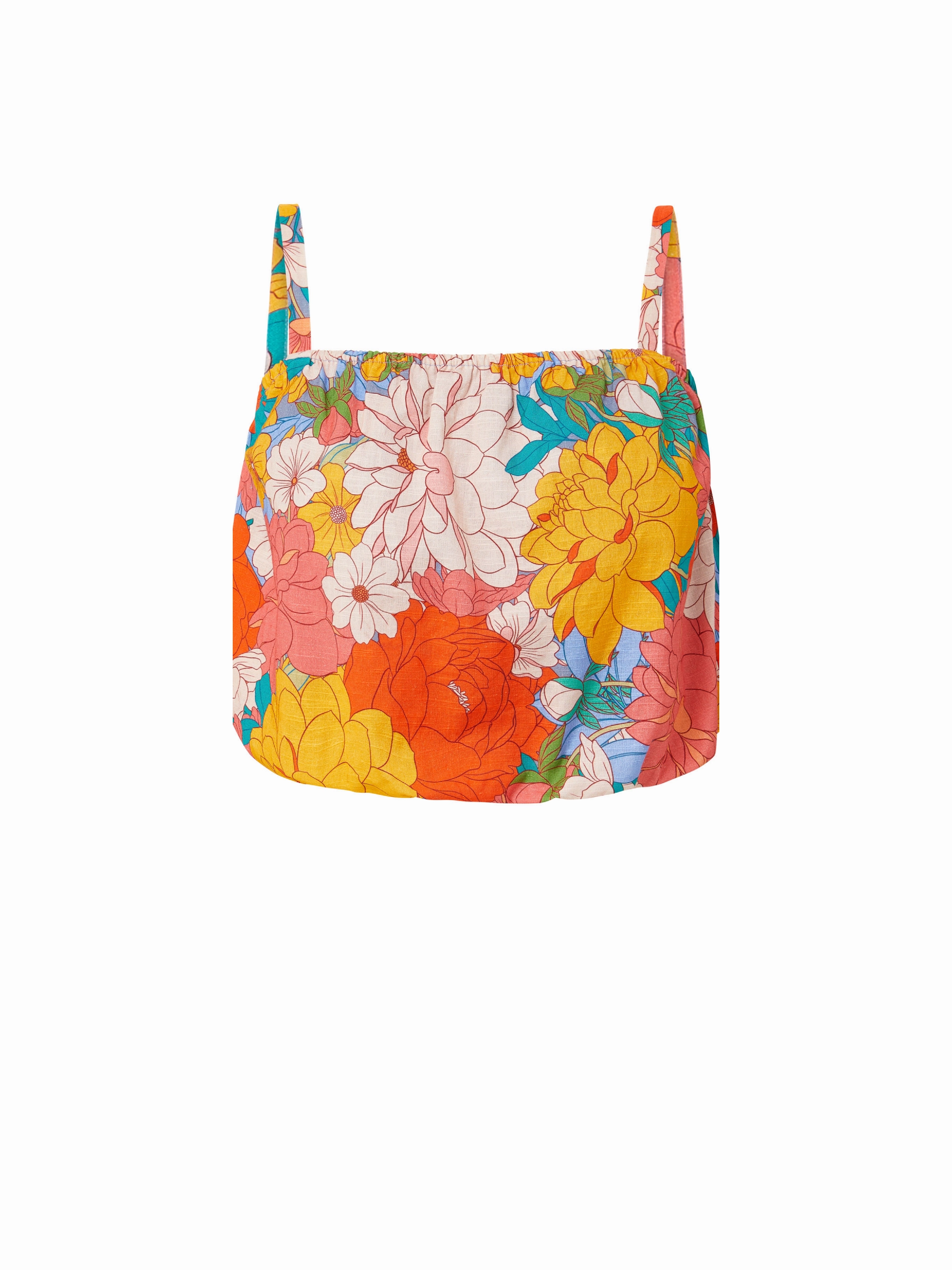 SeamlessConstruction Dani Top In Zinnia Fields