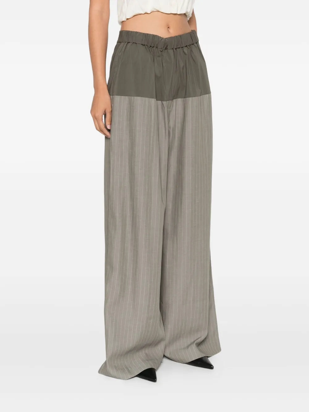 MoistureWickingLining Relaxed Splice Pants in Khaki Pinstripe