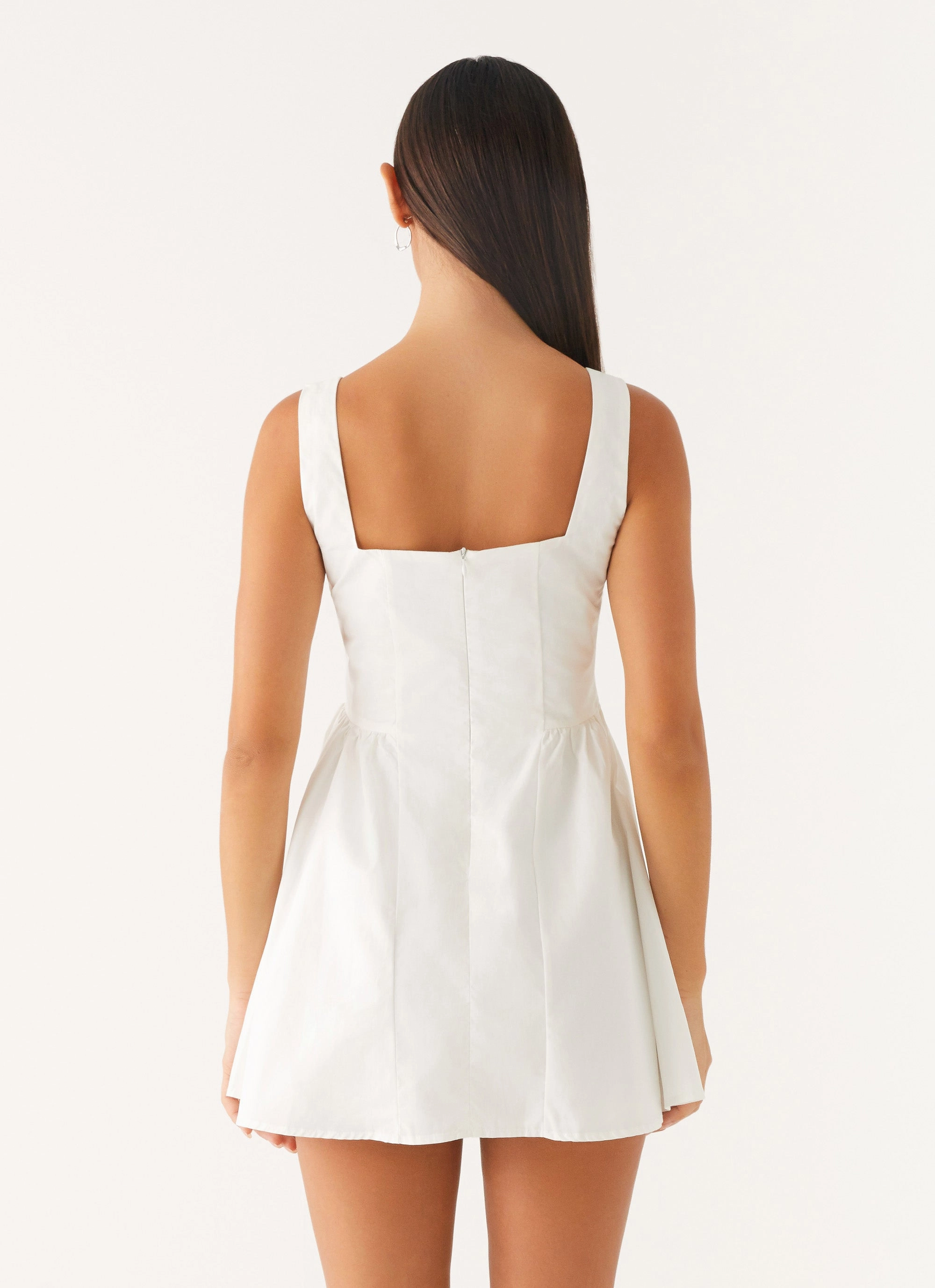 Unconditional Mini Dress - White Polished Look