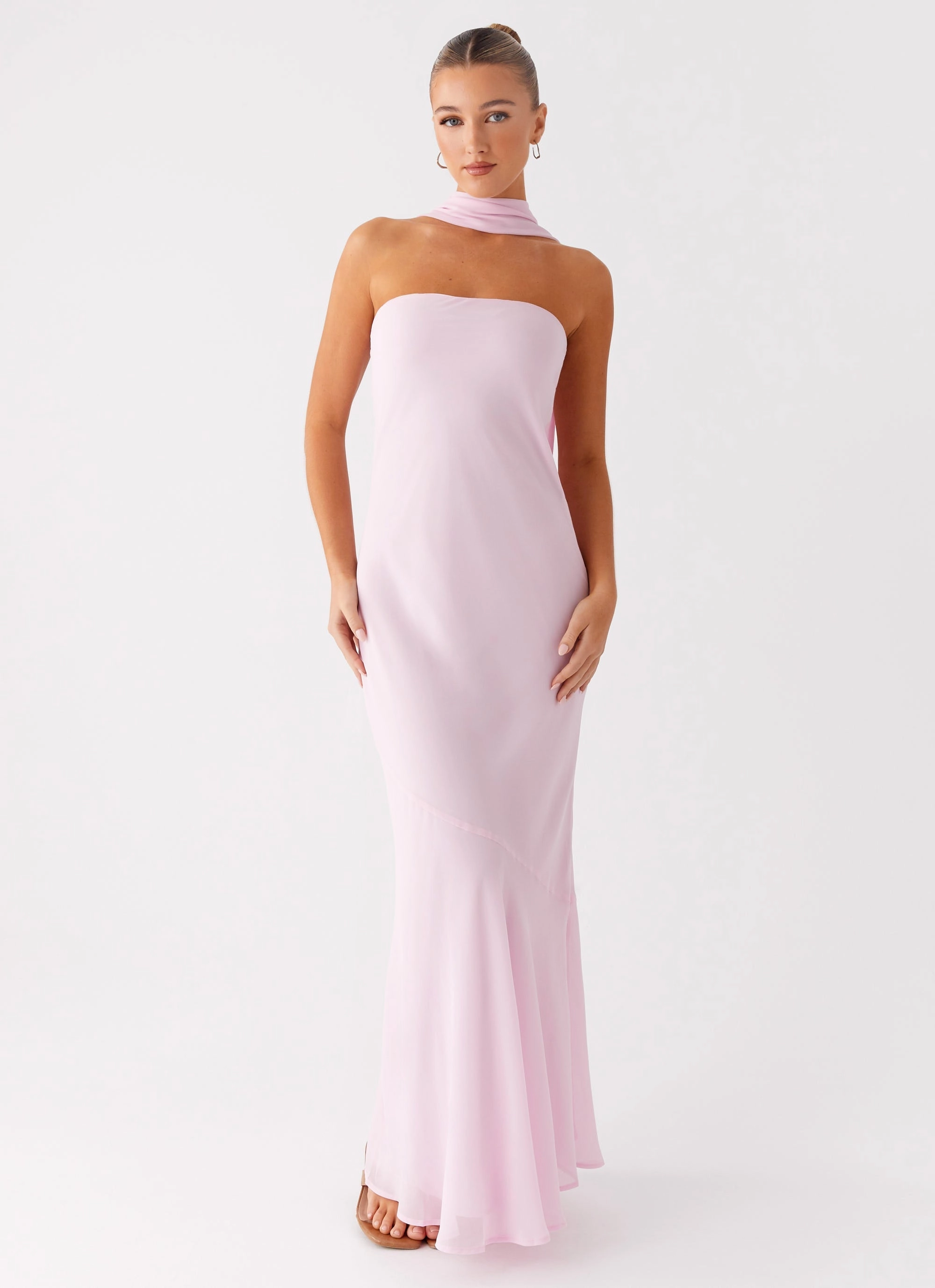 Under The Pagoda Maxi Dress - Pink Body Ease