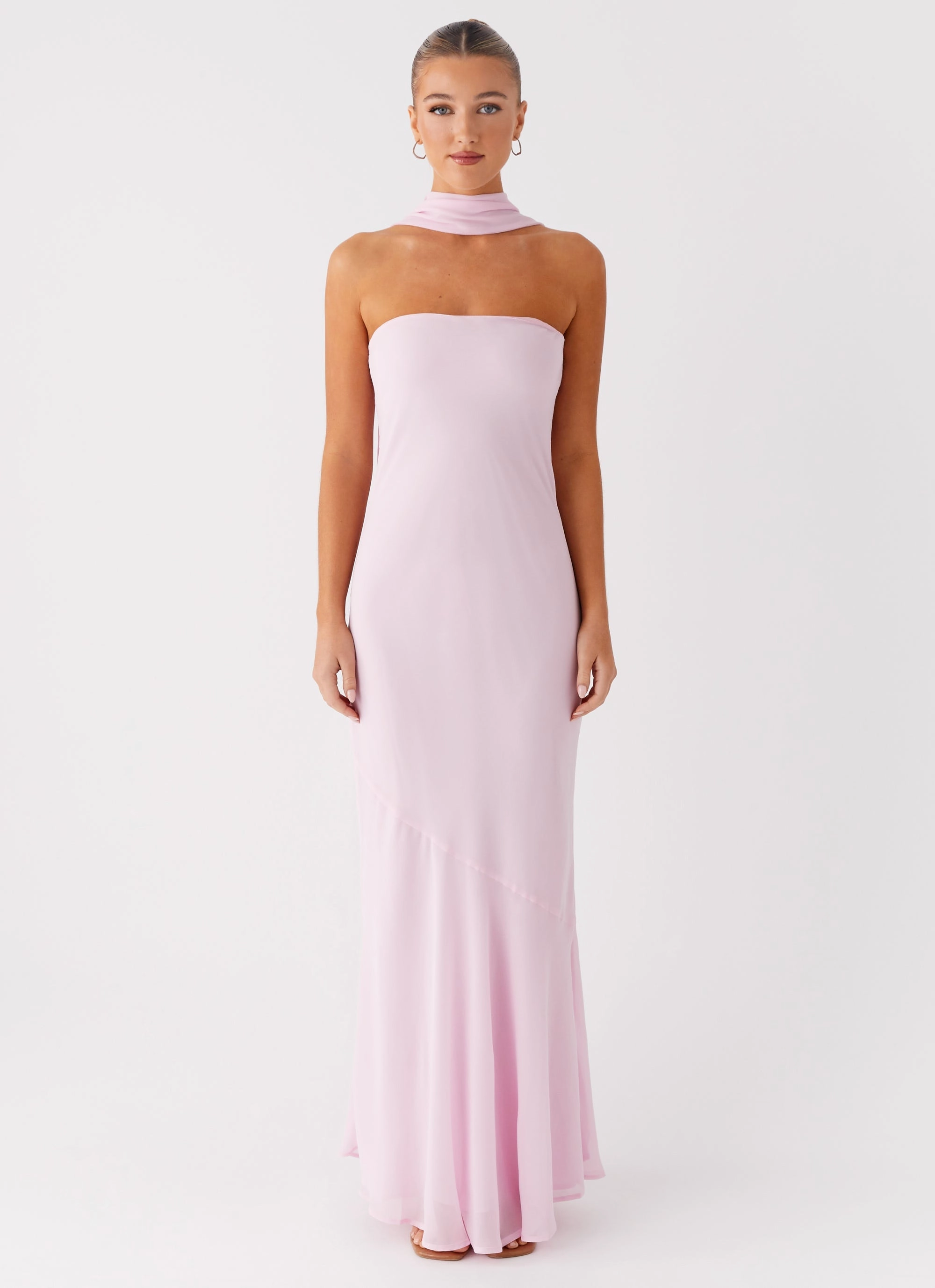 Under The Pagoda Maxi Dress - Pink Easy Lovely Jewel-Tone