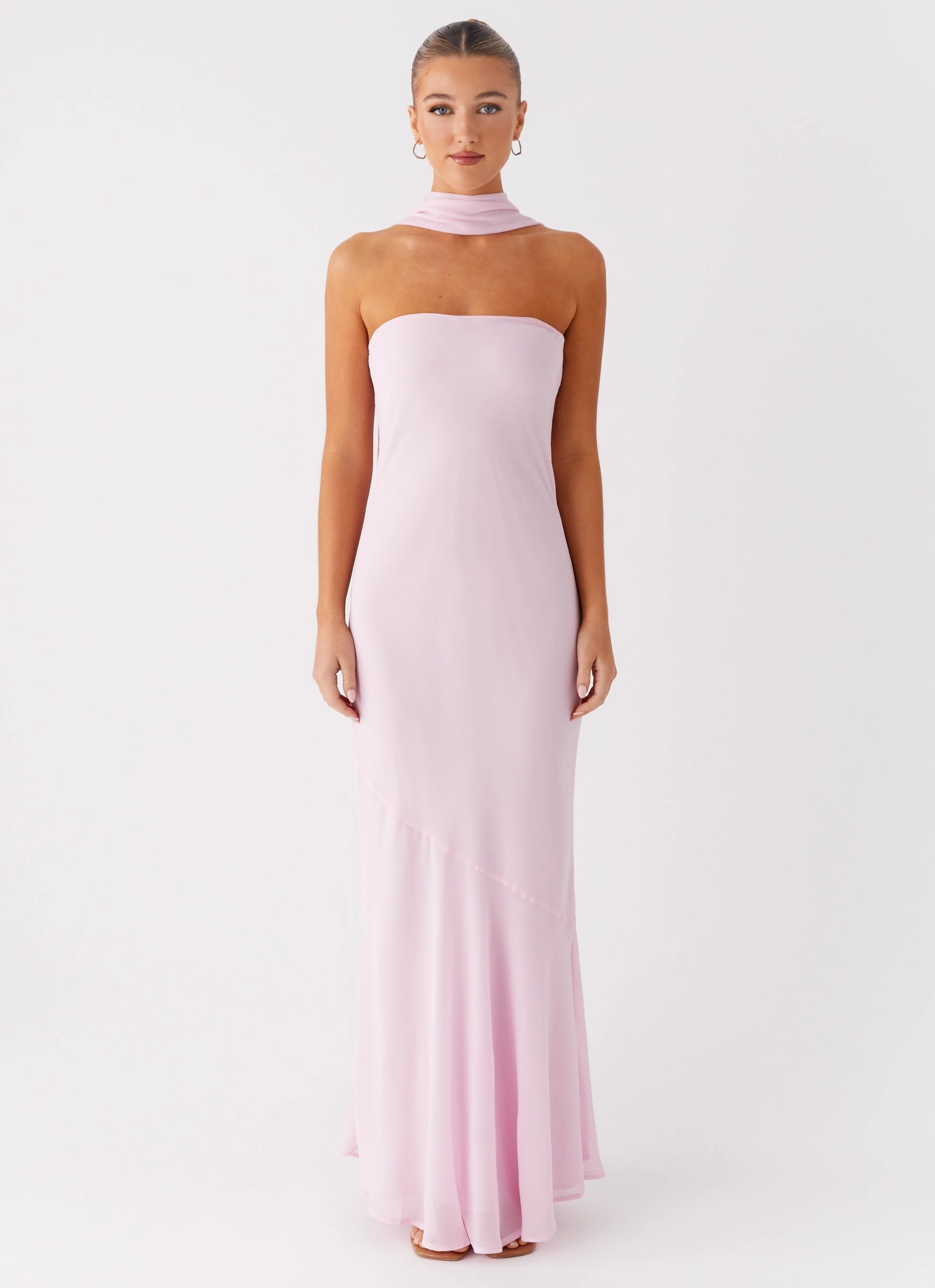 Summer Soft Under The Pagoda Maxi Dress - Pink