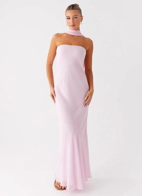 Under The Pagoda Maxi Dress - Pink Playful-Detail Day Magic