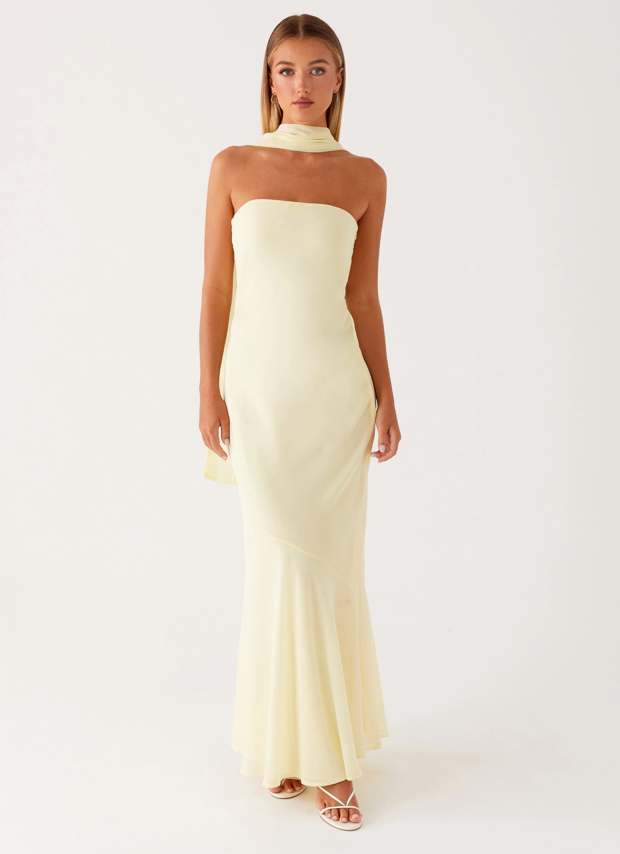 All weather Under The Pagoda Maxi Dress - Yellow
