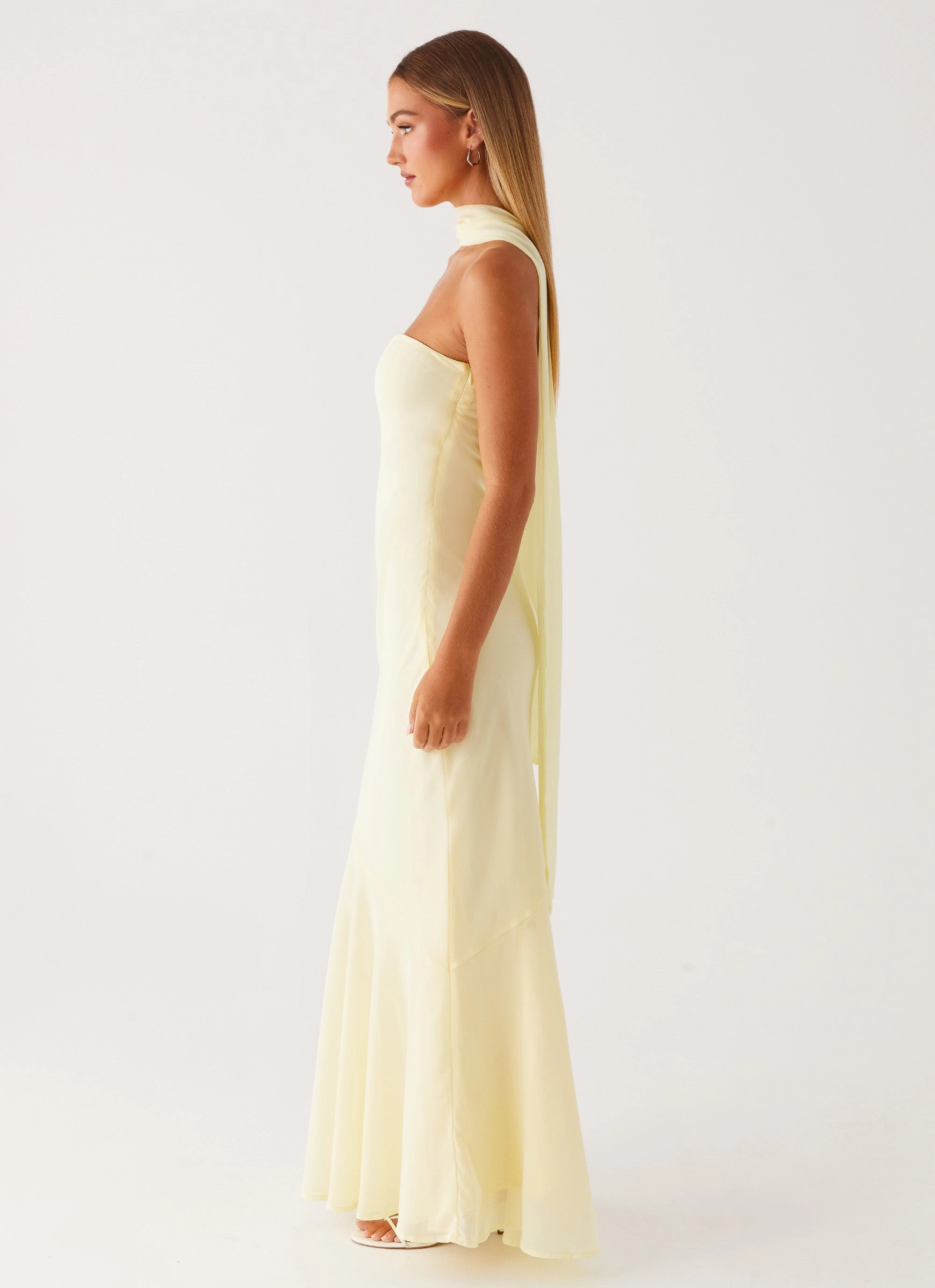 Polished Mood AntiPillTreatment Under The Pagoda Maxi Dress - Yellow