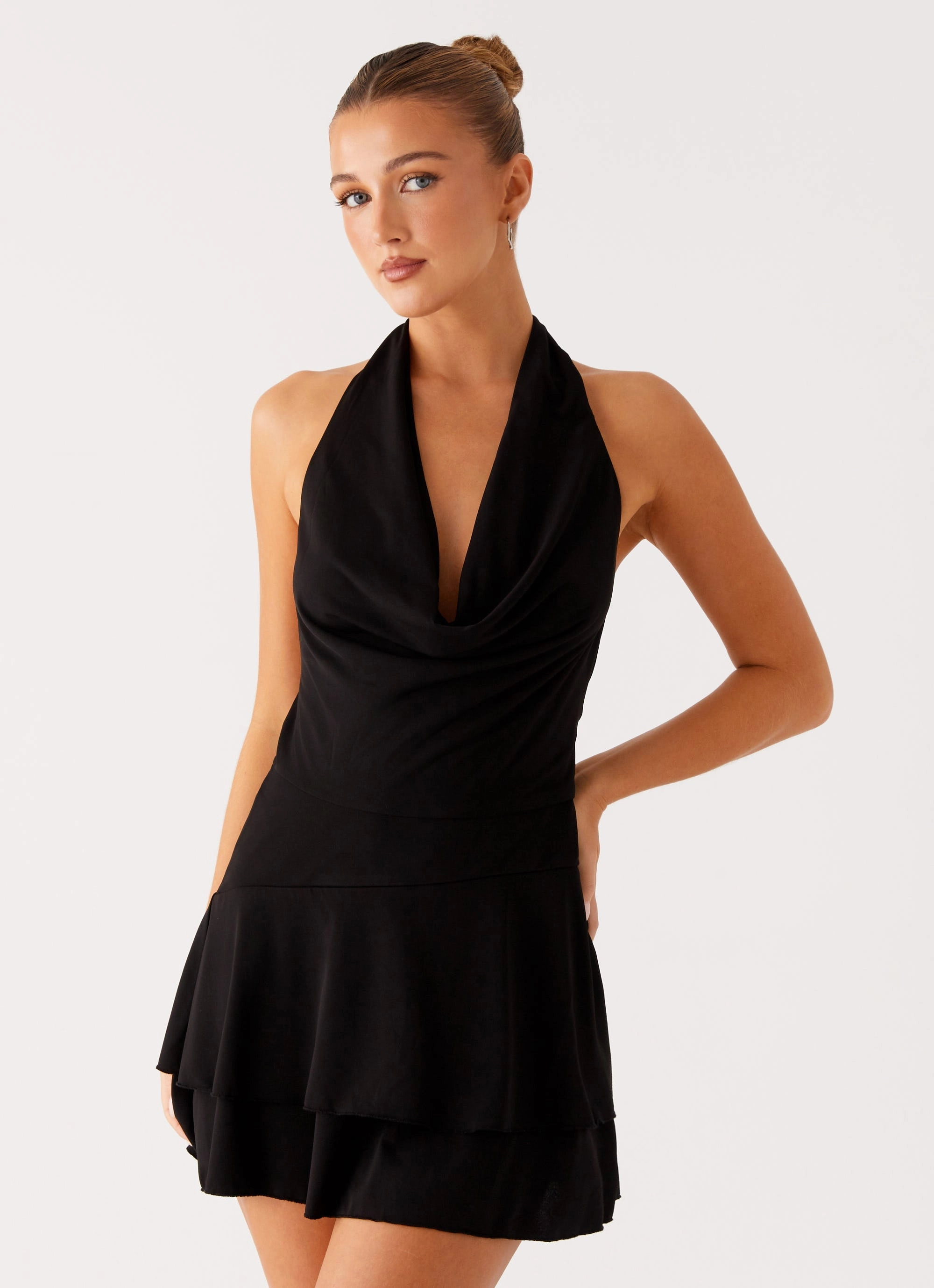 Feel Good Mini Dress - Black Quick Layer Pure Lines