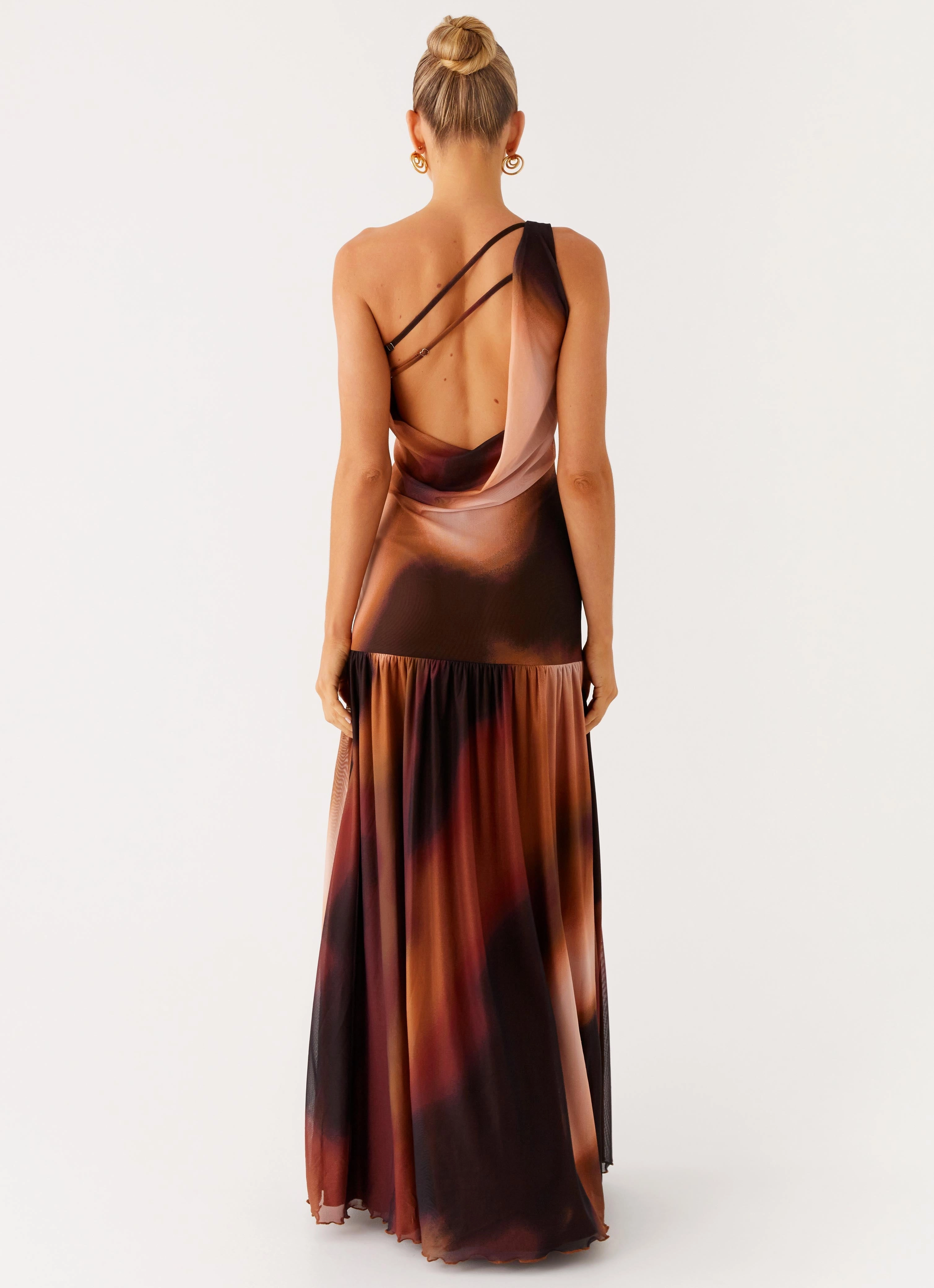 Chic And Comfortable Joy Glow Carlina Maxi Dress - Black Gradient