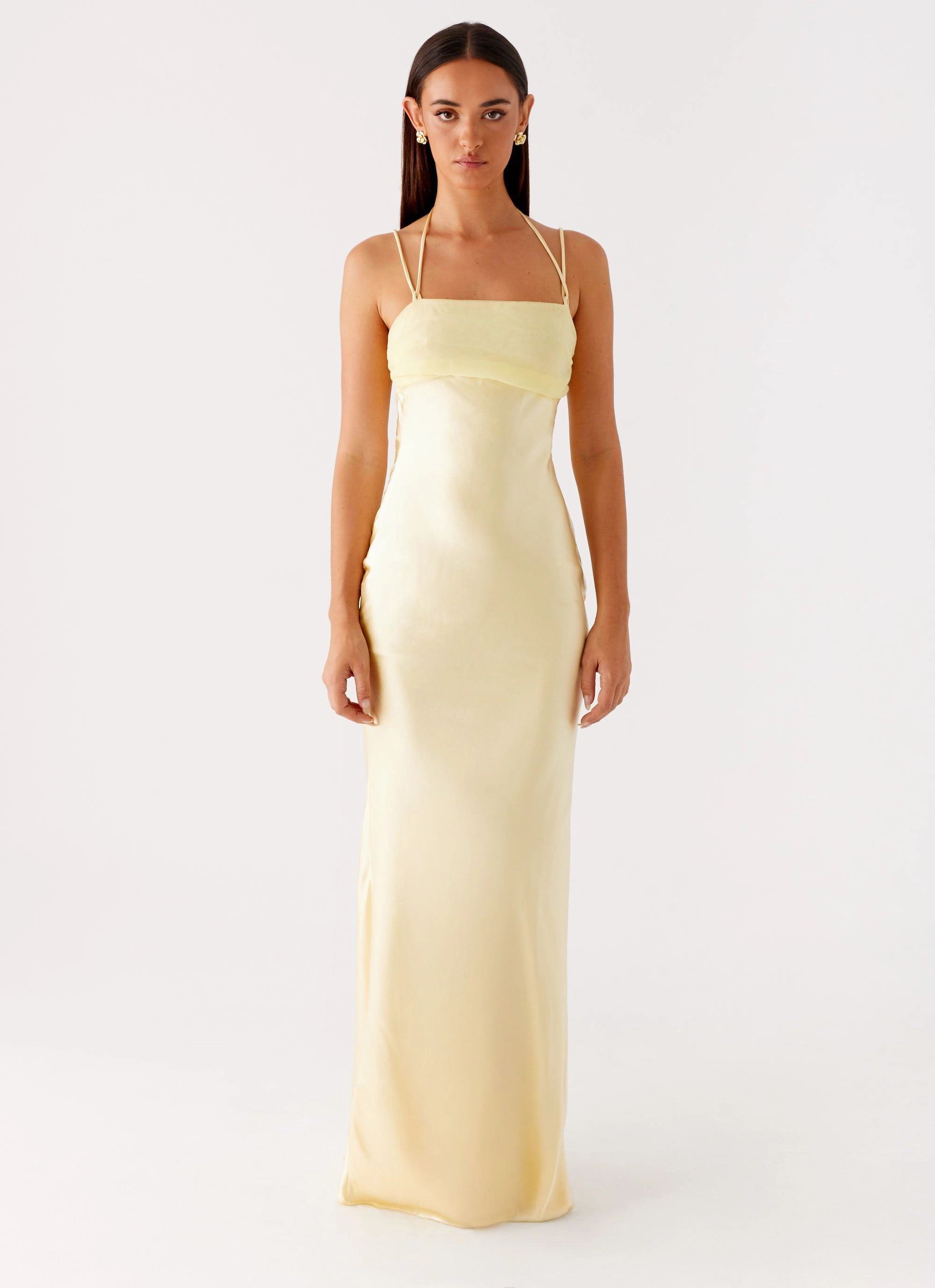 Belize Maxi Dress - Yellow Modern Style Fashionable Cut