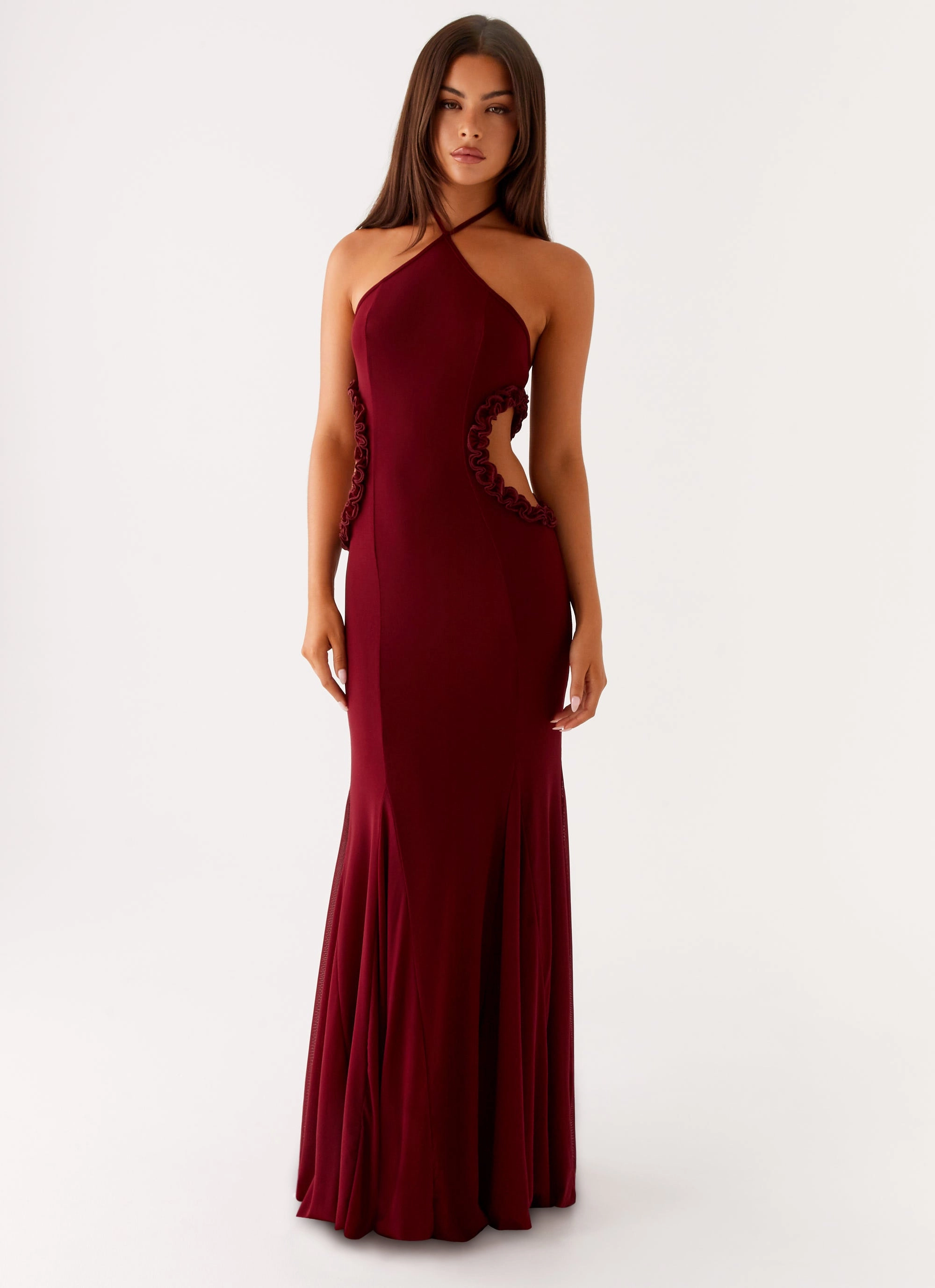 Simple Form Jemima Maxi Dress - Raspberry Wine