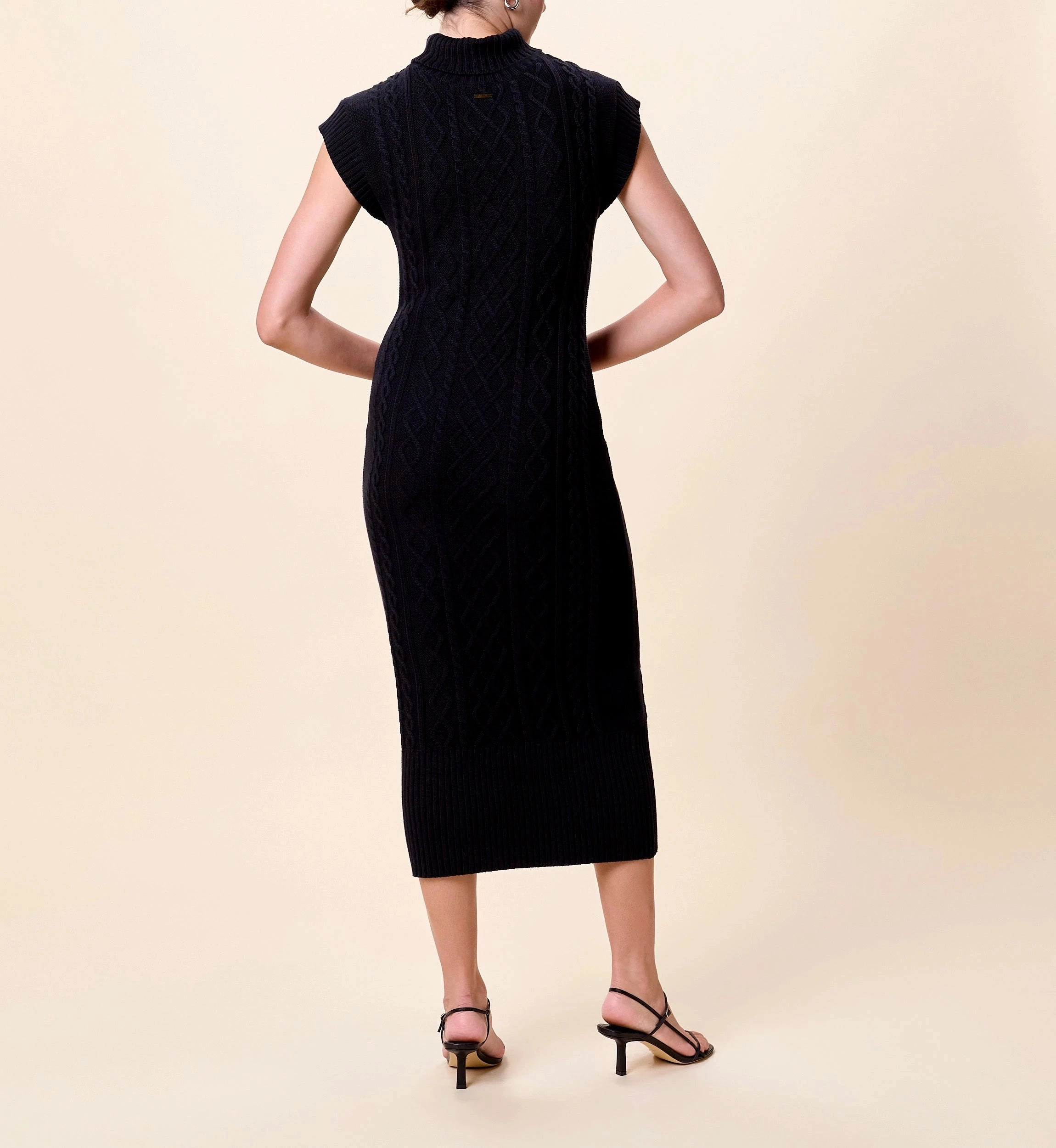 All Gender Flare Breeze Shana Midi Dress | Black