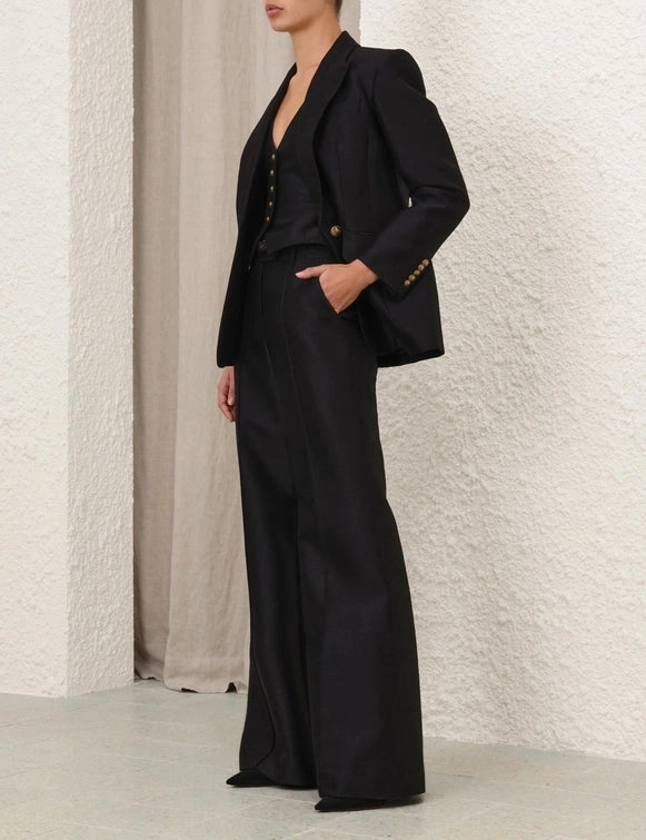 Hypnotic Tailored Jacket in Black Moisture wicking ErgonomicSleeveCut