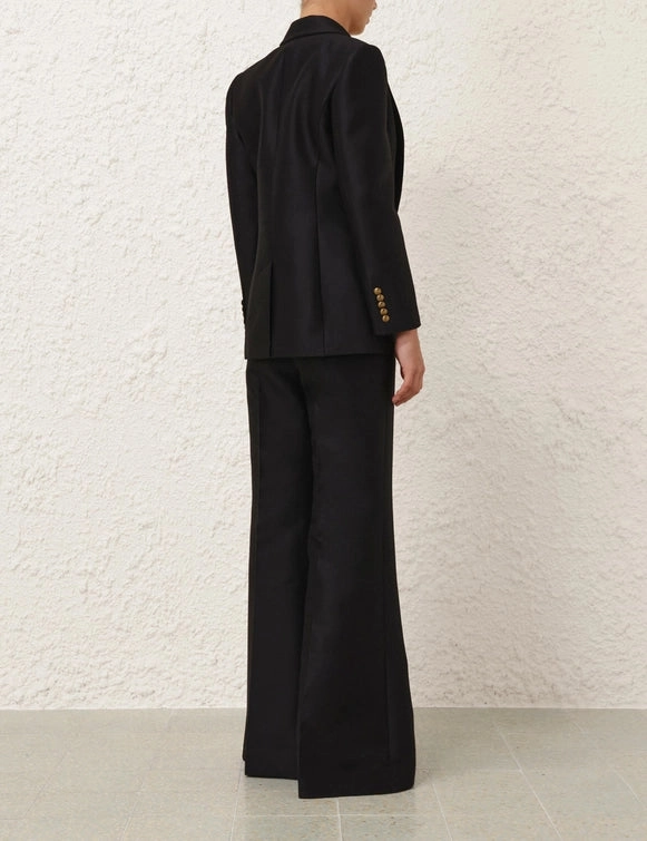 Hypnotic Tailored Jacket in Black Timeless Fit Style understated look