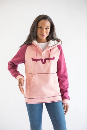 Bold Statement Kimes Ranch Womens Amigo Rose Cotton blend Hoodie