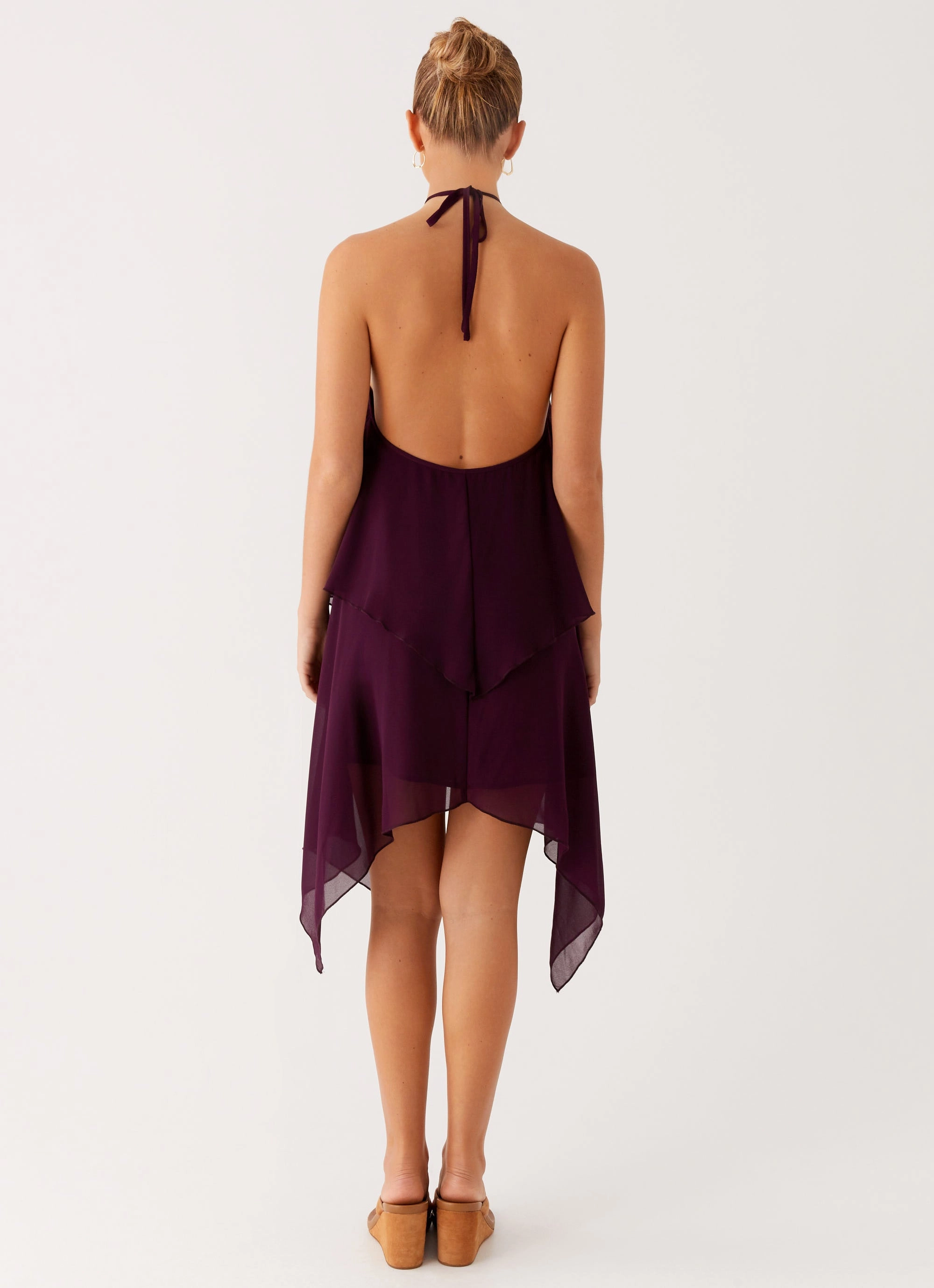 Urban Touch Dalenti Midi Dress - Plum