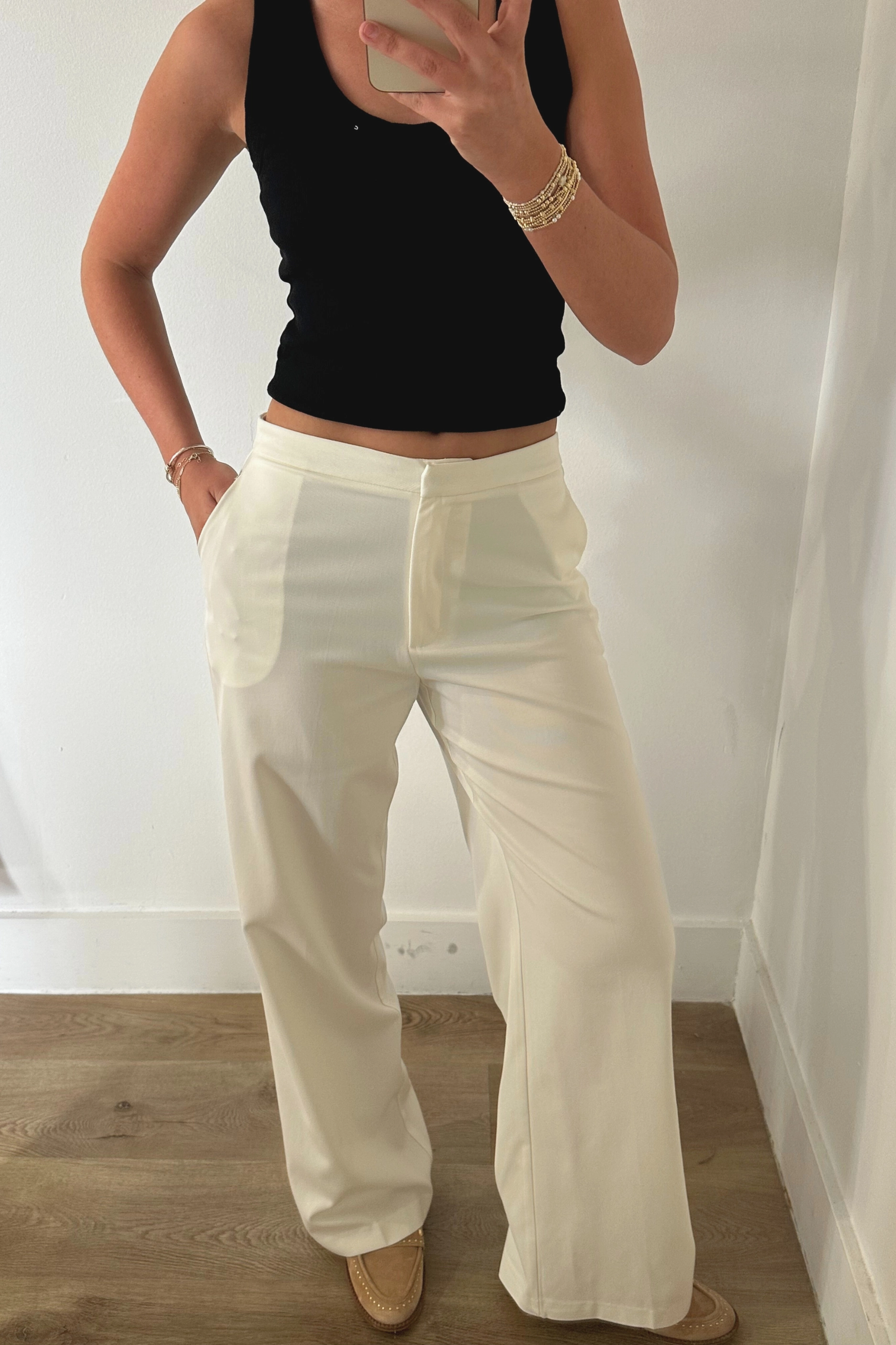 Valli Pants - White Functional Comfort Wear