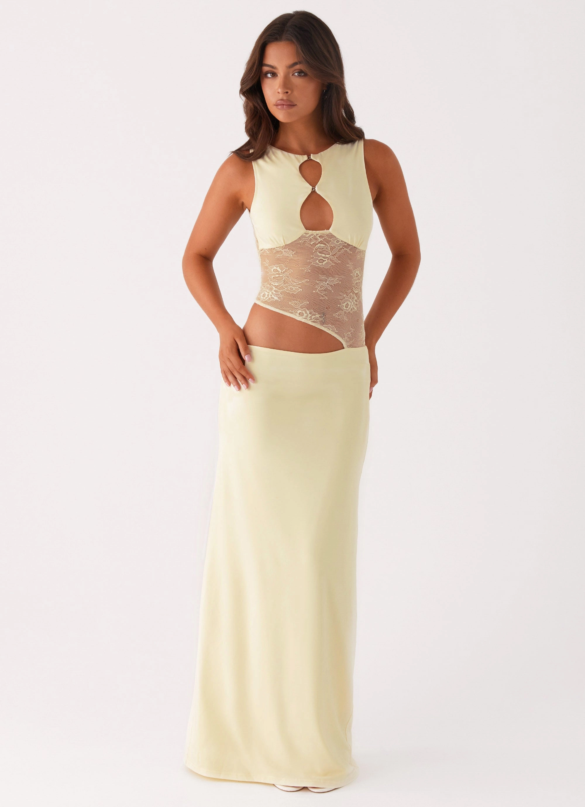 Perfect Cut Prophecy Maxi Dress - Yellow