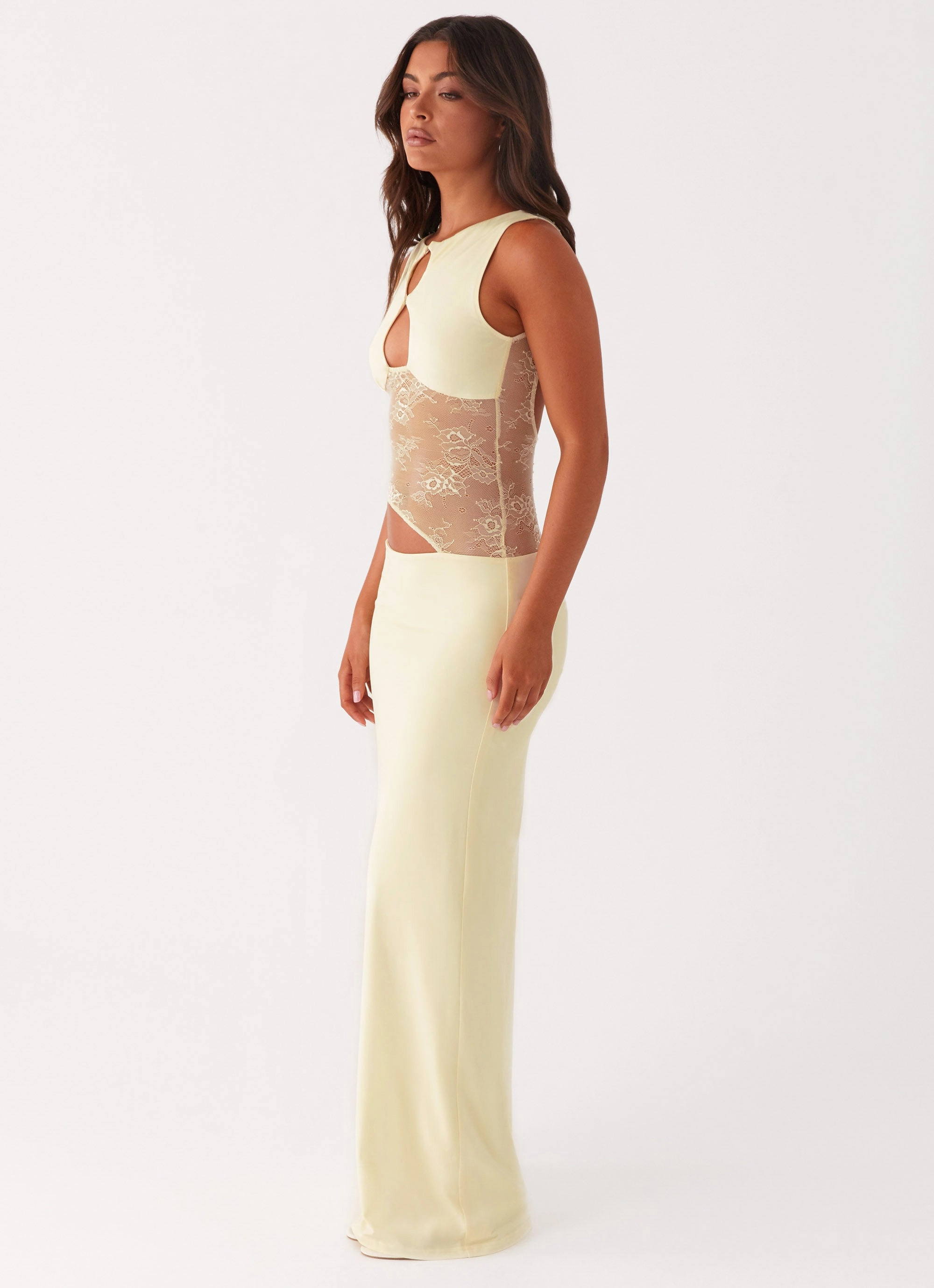 Prophecy Maxi Dress - Yellow Light Flow Basic Fashion