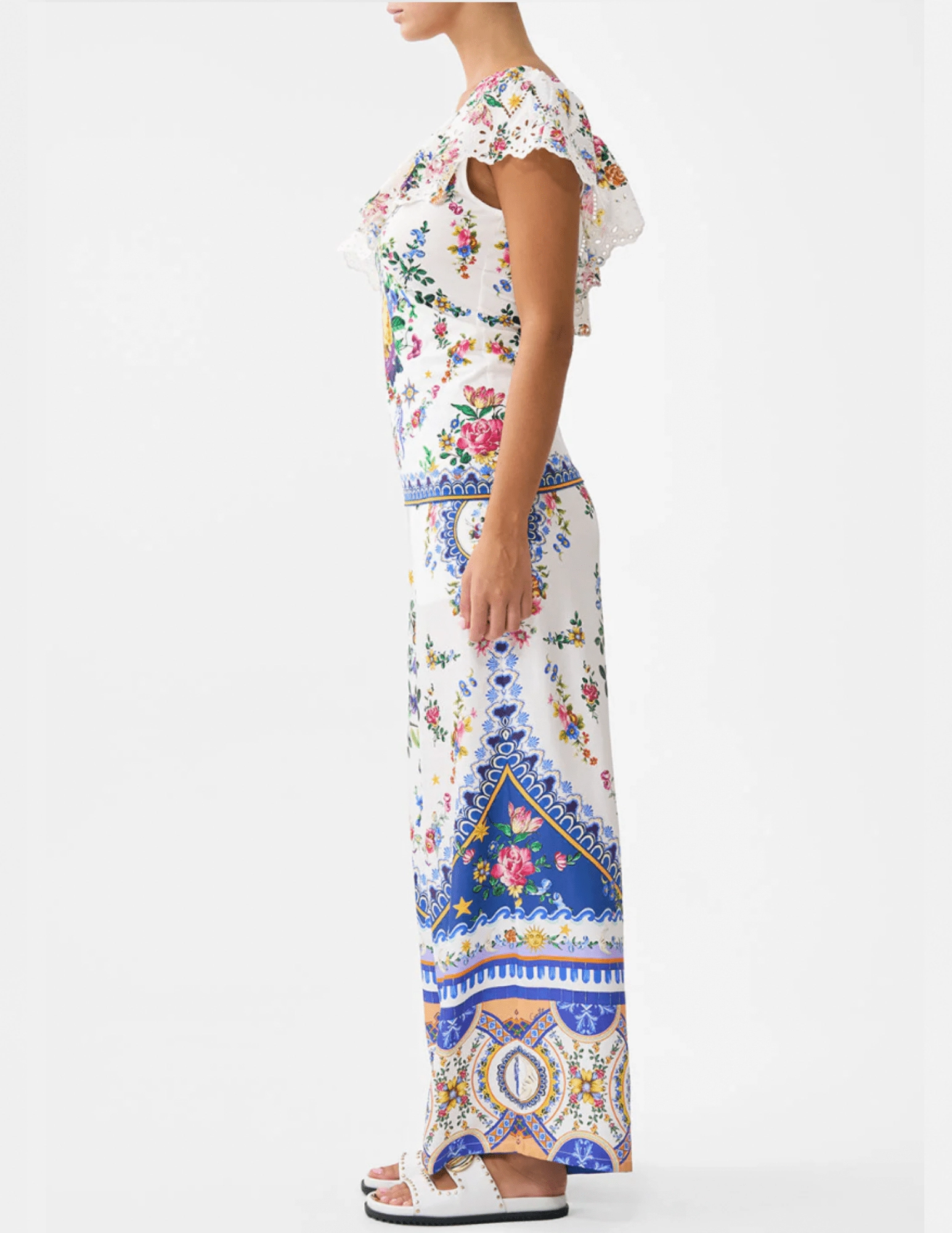 StaticDissipativeFabric Stretchable Wear Camilla One Shoulder Fitted Jersey Tank