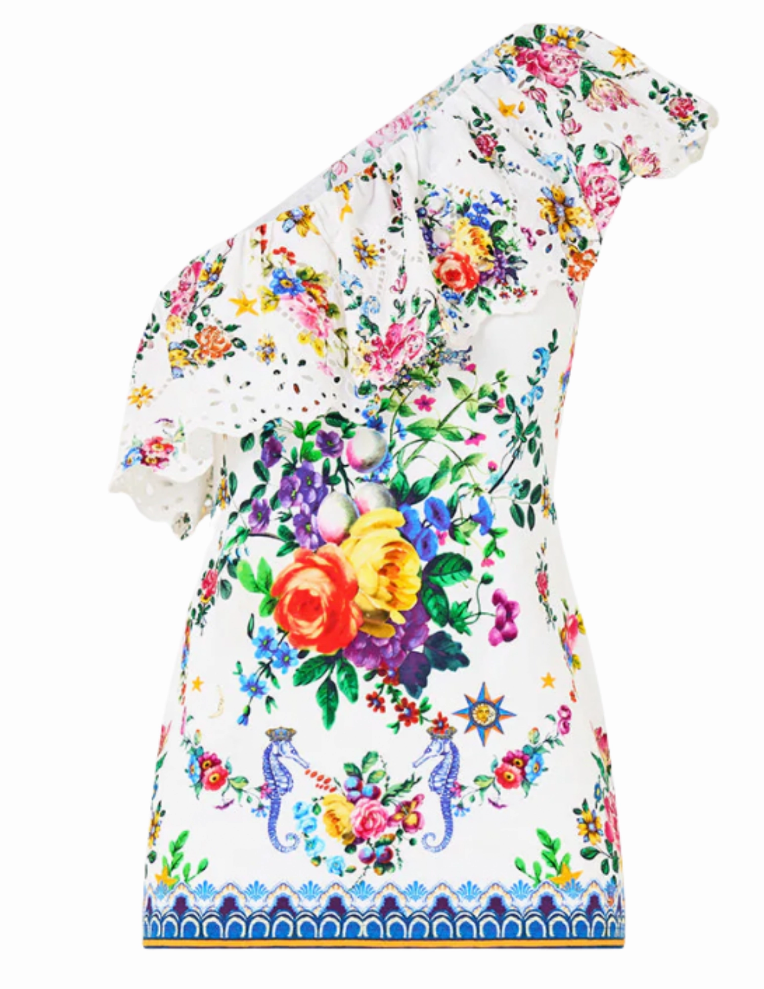 Camilla One Shoulder Fitted Jersey Tank Slim Silhouette MinimalistSilhouette