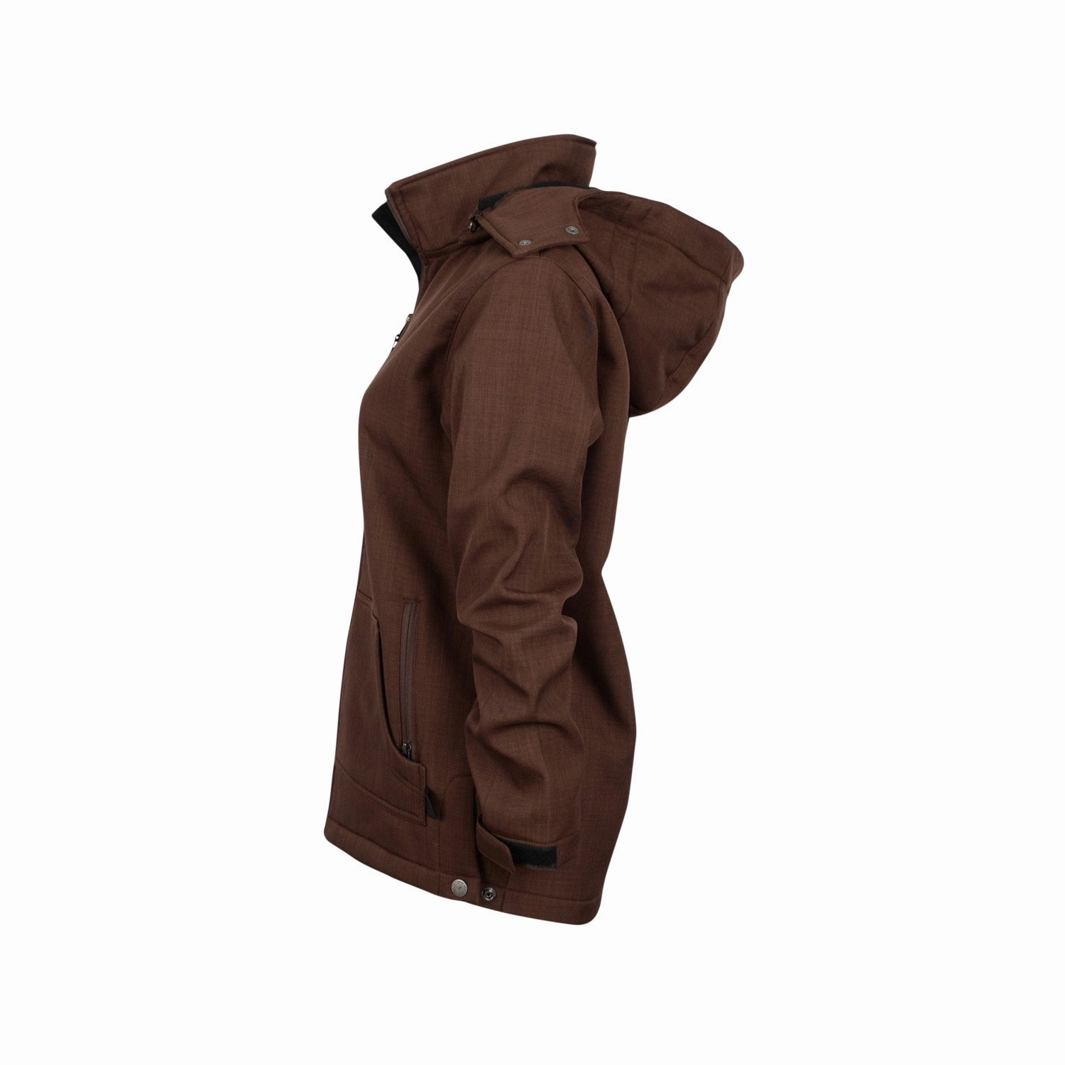 Climate Responsive Textile STS Ranchwear Womens Weston Chocolate Poly/Spandex Softshell Jacket
